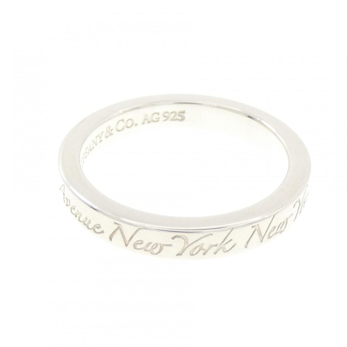 Tiffany Silver 925 Band Ring (Pre-Owned)