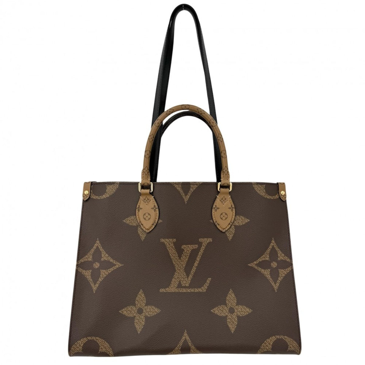 Louis Vuitton Brown Monogram Reverse Handbag Tote Bag (Pre-Owned)