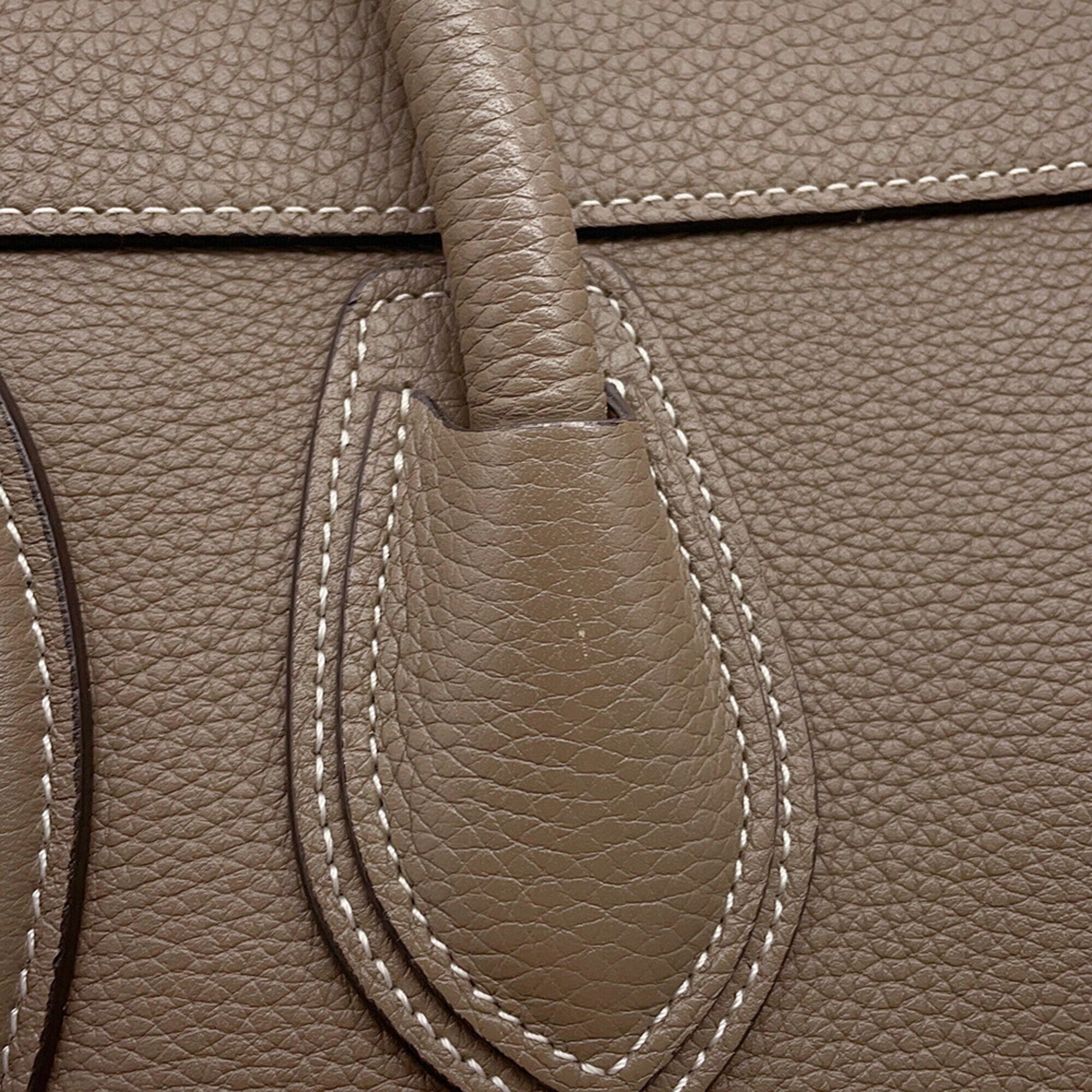 Celine Grayish Leather Handbag (Pre-Owned)