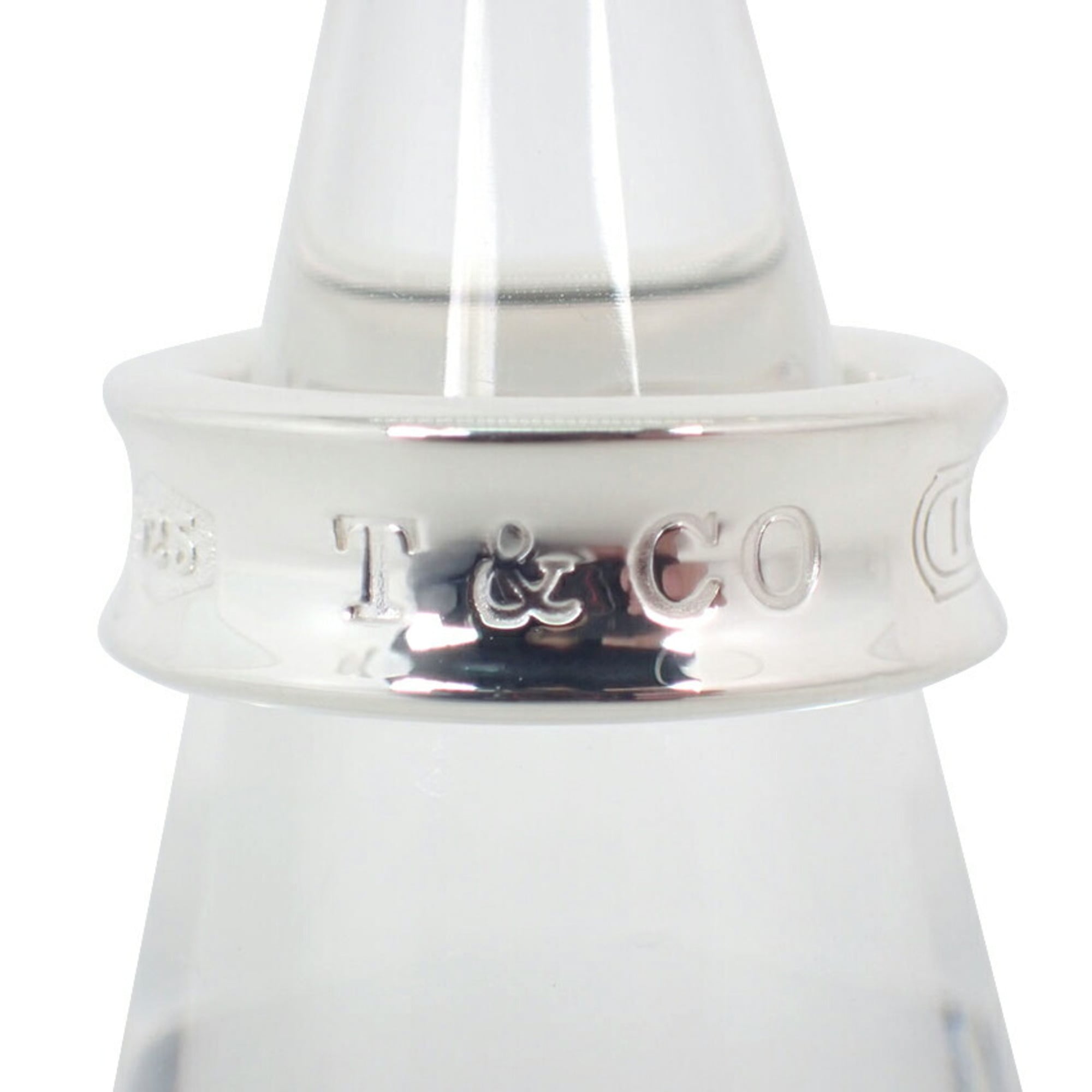 Tiffany Silver Sterling Silver 925 Band Ring (Pre-Owned)