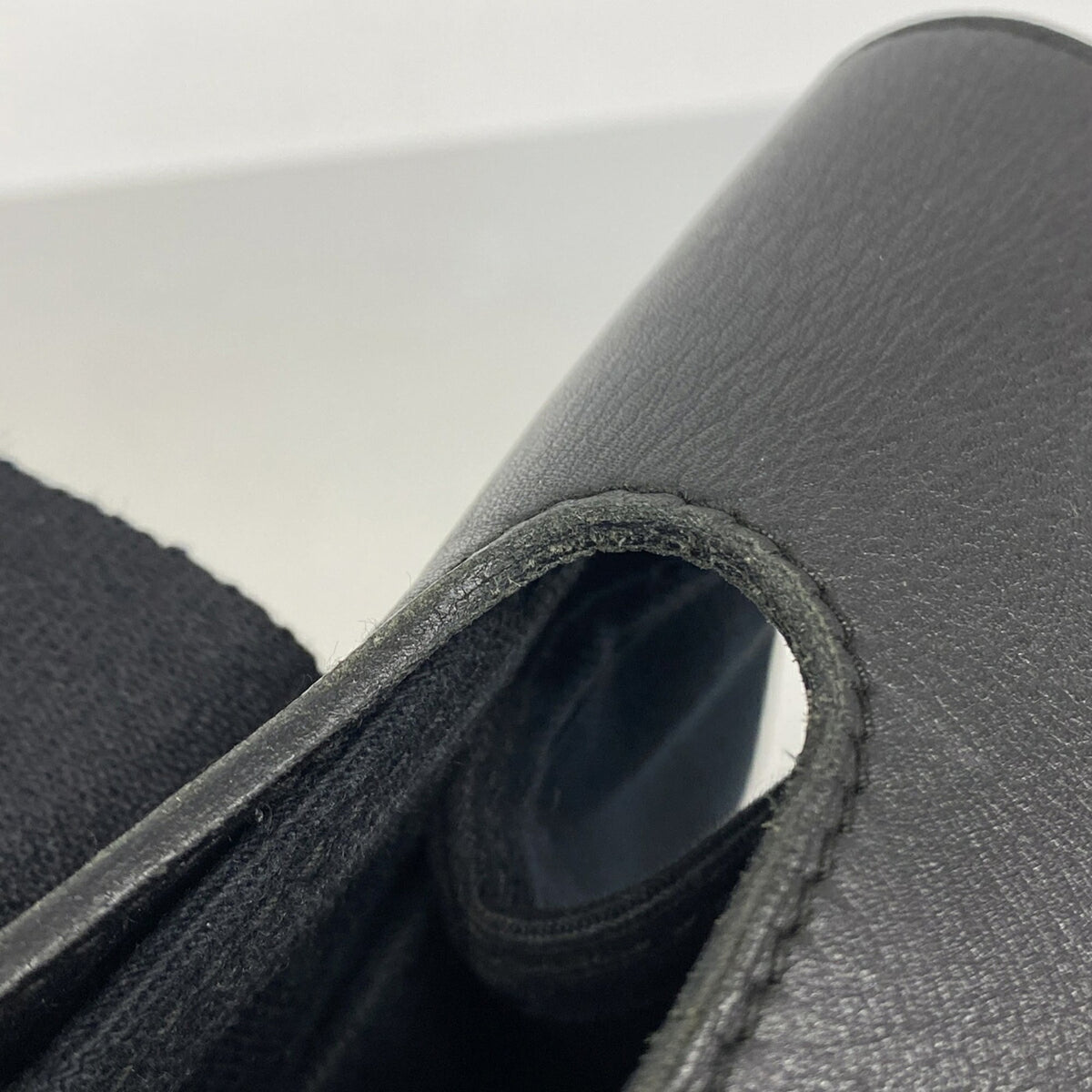 Hermes Black Toile Chevron Tote Bag (Pre-Owned)