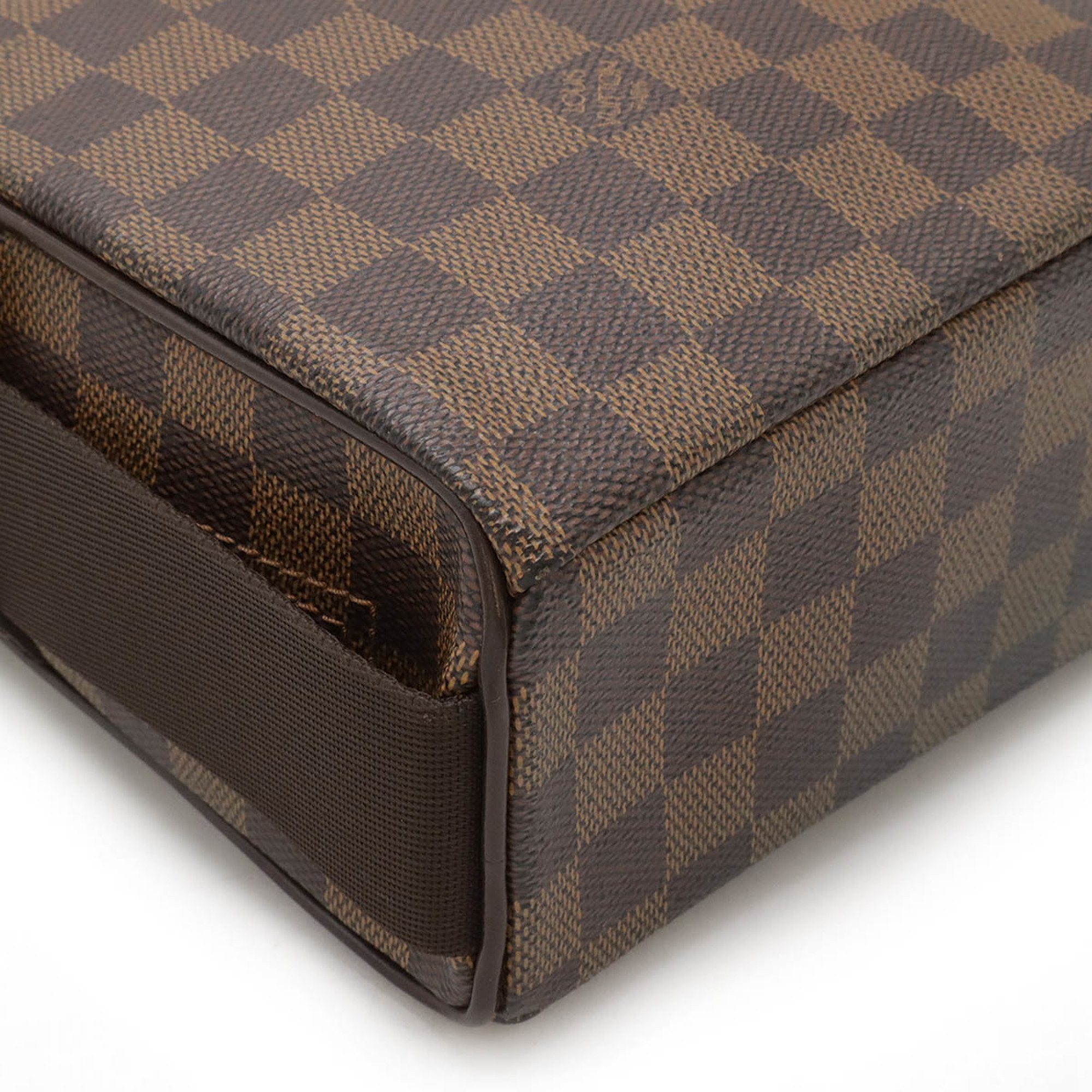 Louis Vuitton Brown Damier Canvas Pvc Pochette Shoulder Bag (Pre-Owned)