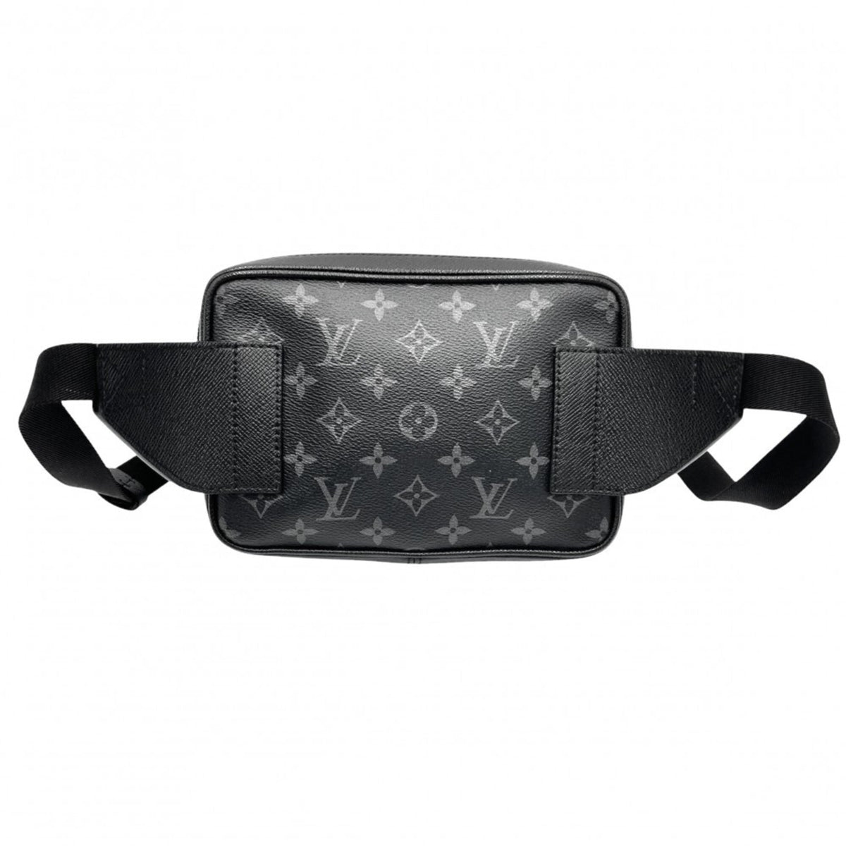 Louis Vuitton Noir Monogram Eclipse Taiga Leather Fanny Pack Pouch Sling Bag (Pre-Owned)