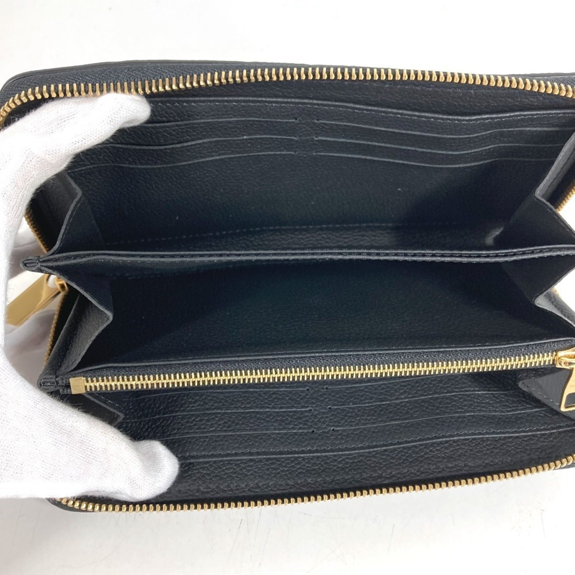 Louis Vuitton Black Multi-Color Monogram Empreinte Long Wallet (Bi-Fold) (Pre-Owned)