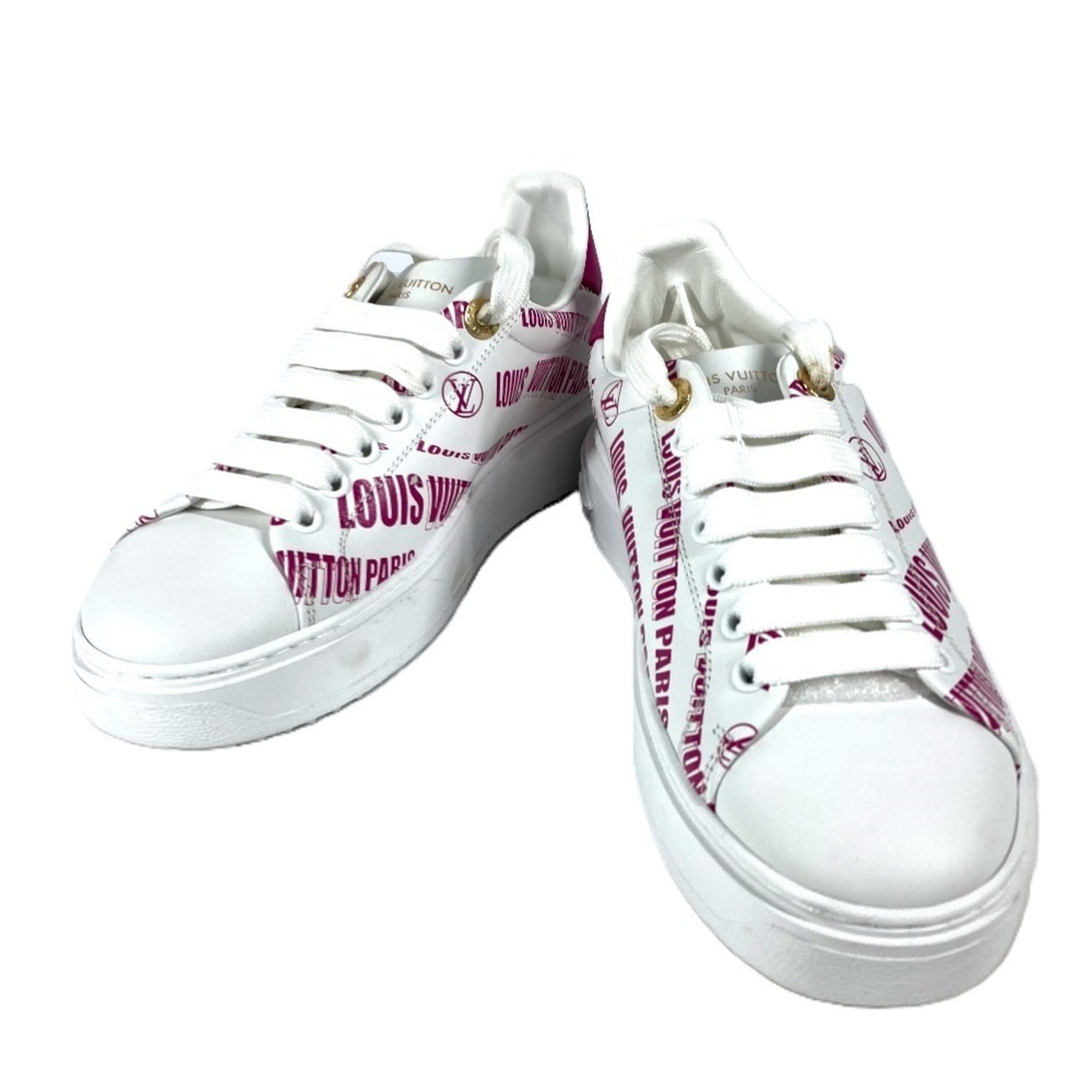 Louis Vuitton Pink White Sneakers (Pre-Owned)