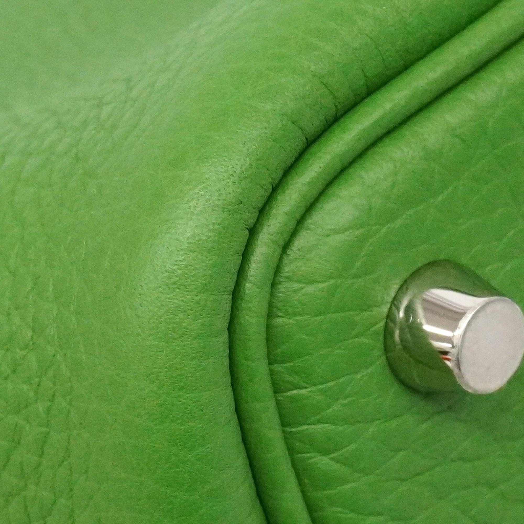 Hermes Taurillon Clemence Leather Handbag (Pre-Owned)