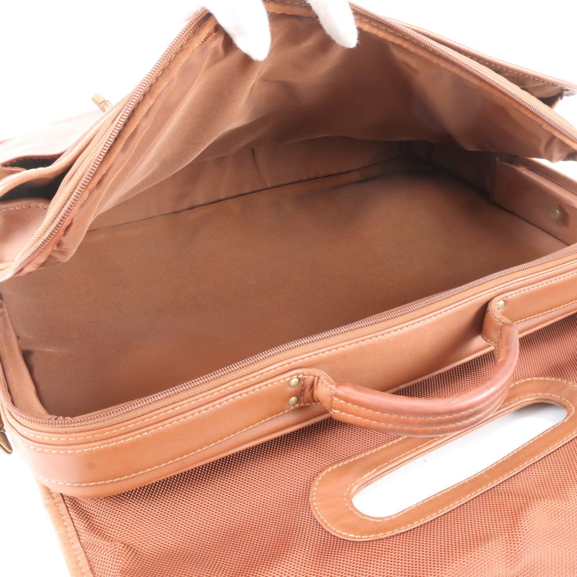 Coach Brown Leather Briefcase Shoulder Bag (Pre-Owned)