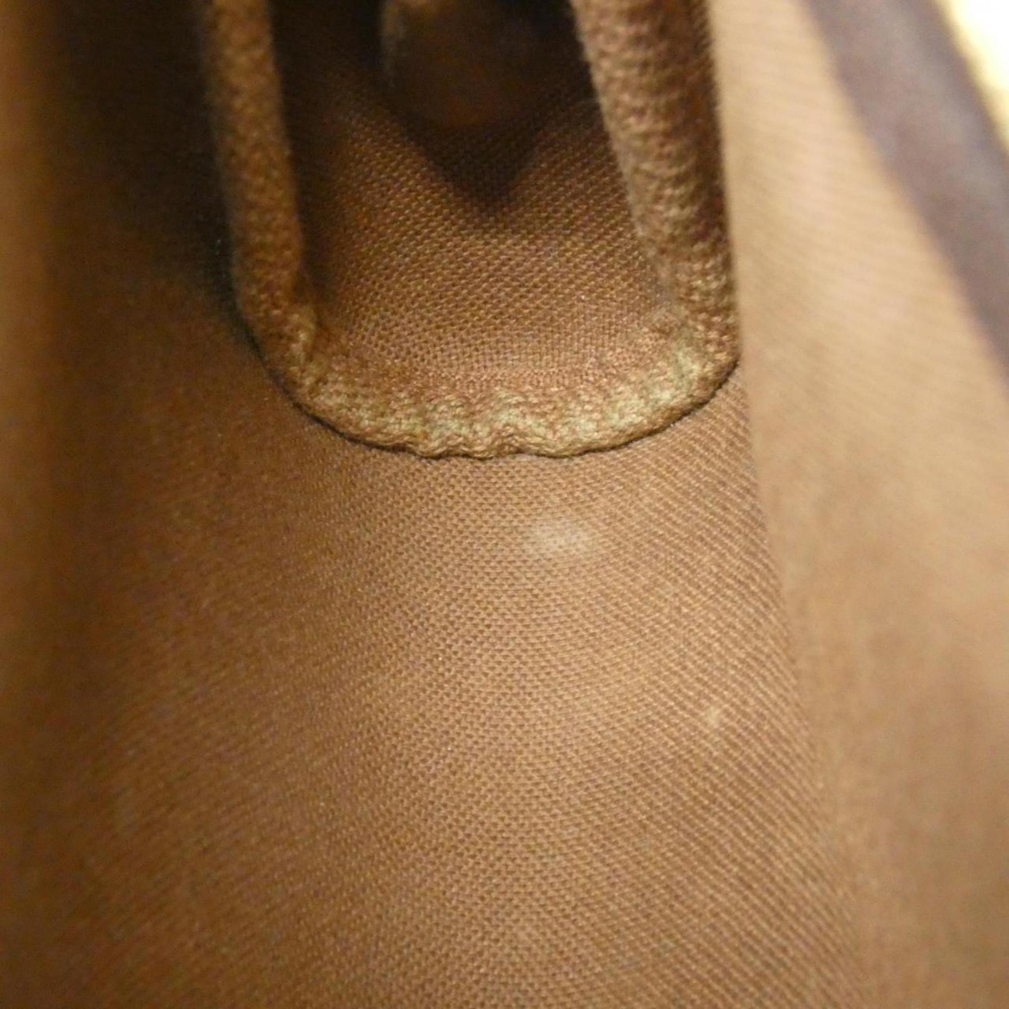 Louis Vuitton Marron Coated Canvas Shoulder Bag (Pre-Owned)