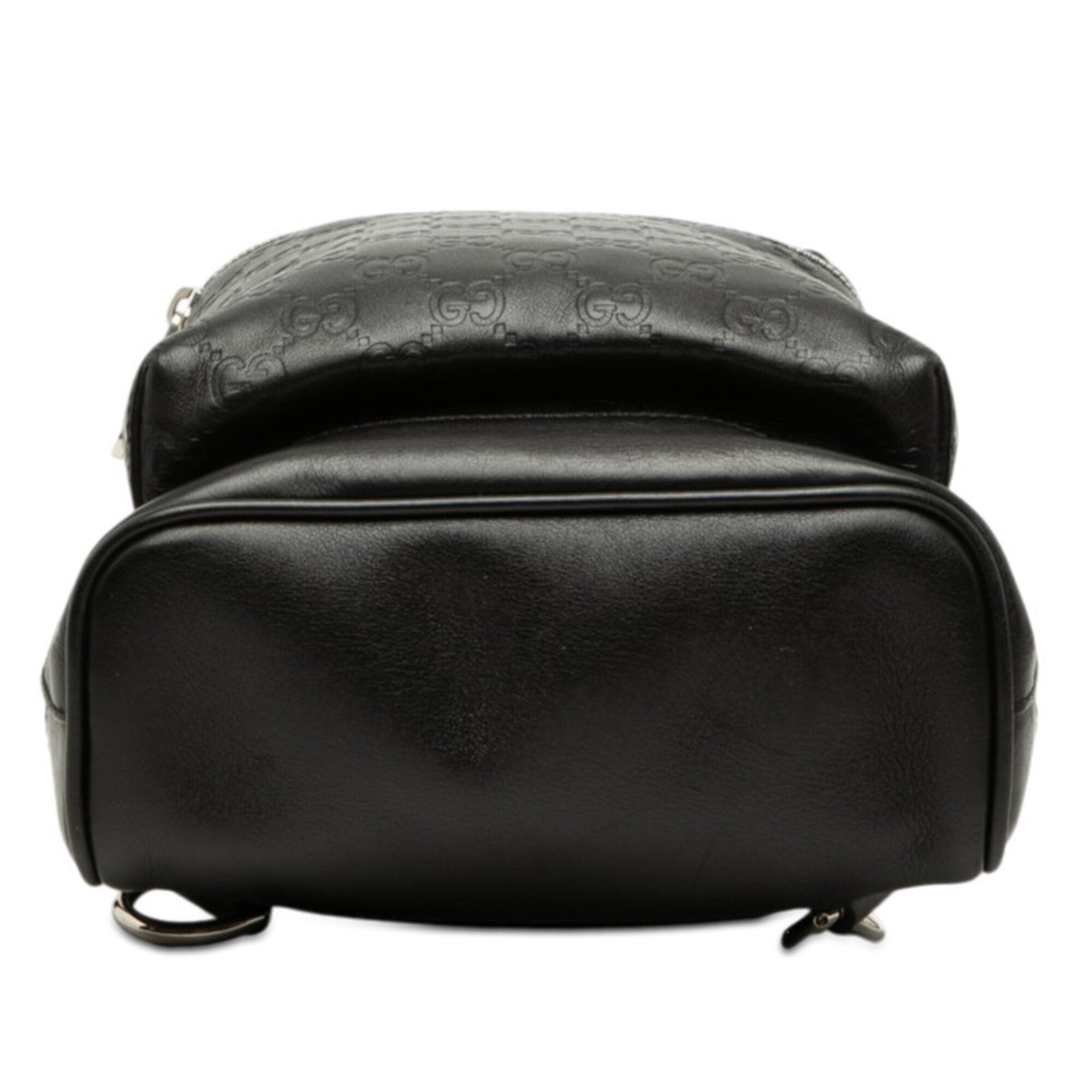 Gucci Black Leather Shoulder Bag Sling Bag (Pre-Owned)