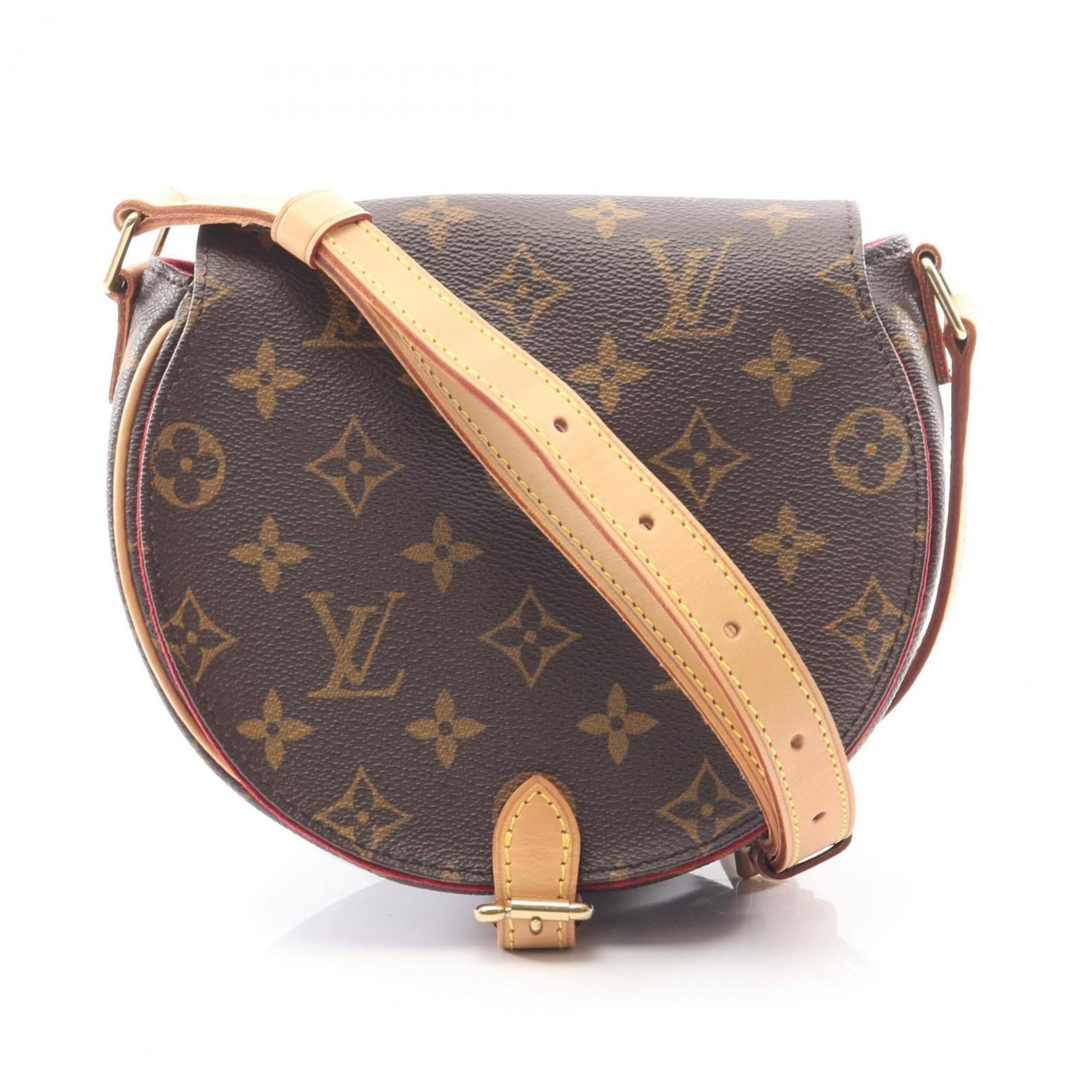 Louis Vuitton Brown Monogram Coated Canvas Leather Shoulder Bag (Pre-Owned)