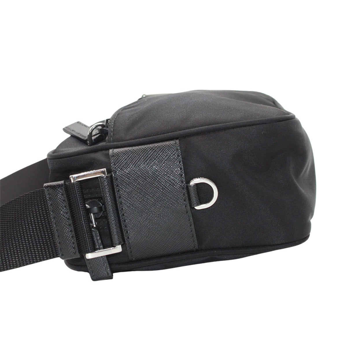 Prada Black Nylon Handbag Pouch Shoulder Bag (Pre-Owned)