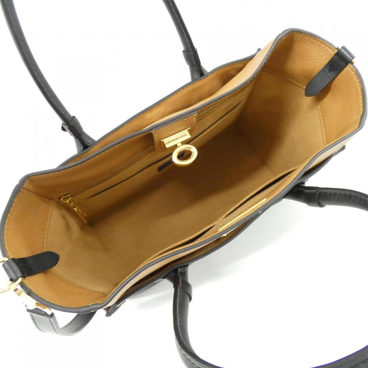 Louis Vuitton Monogram Black Leather Coated Canvas Handbag (Pre-Owned)