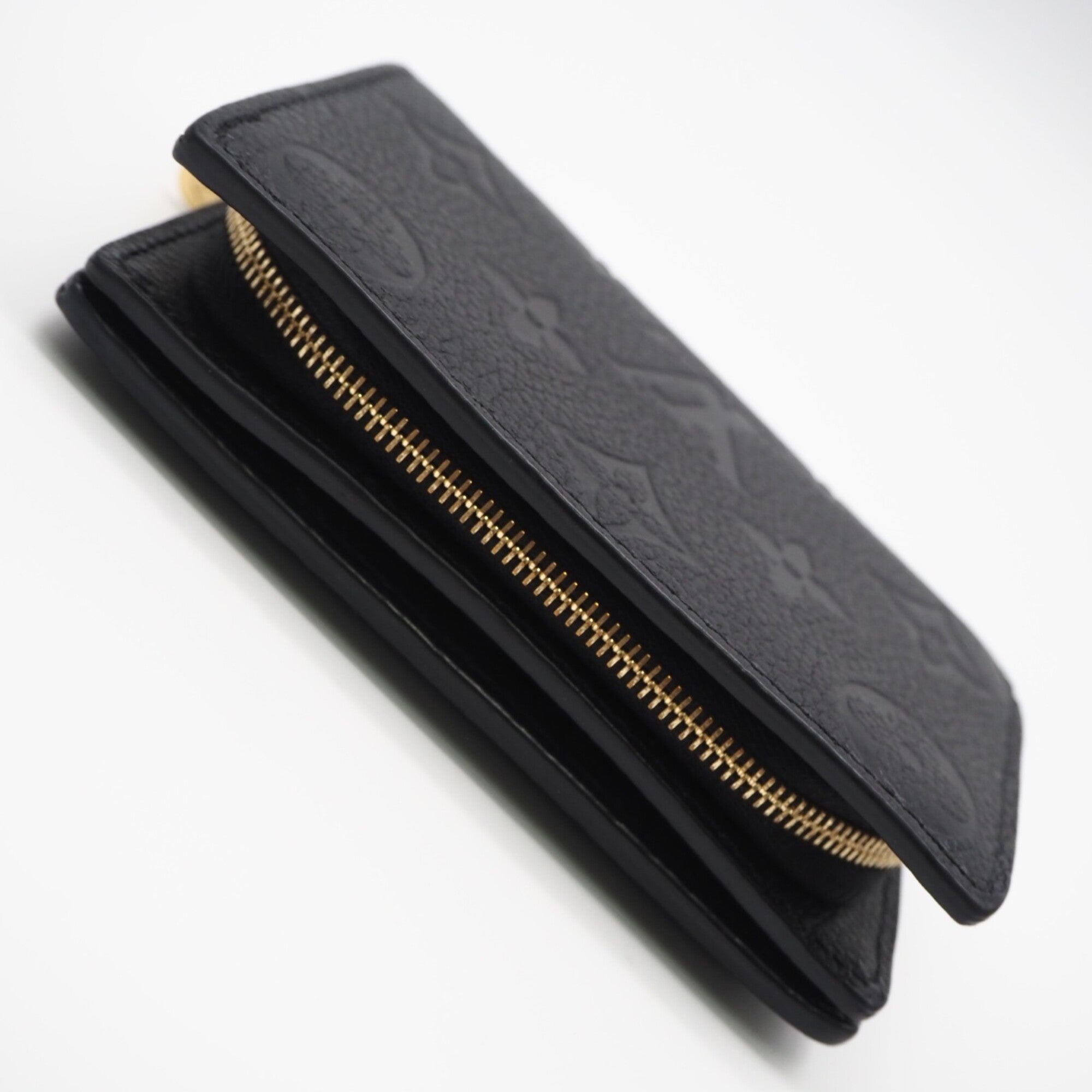 Louis Vuitton Monogram Empreinte Black Noir Leather Wallet (Bi-Fold) (Pre-Owned)