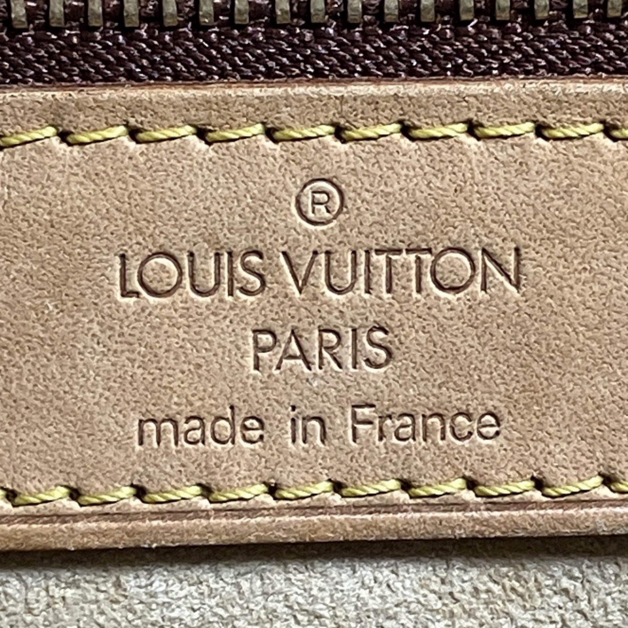 Louis Vuitton Brown Monogram Canvas Pvc Coated Canvas Leather Tote Bag (Pre-Owned)