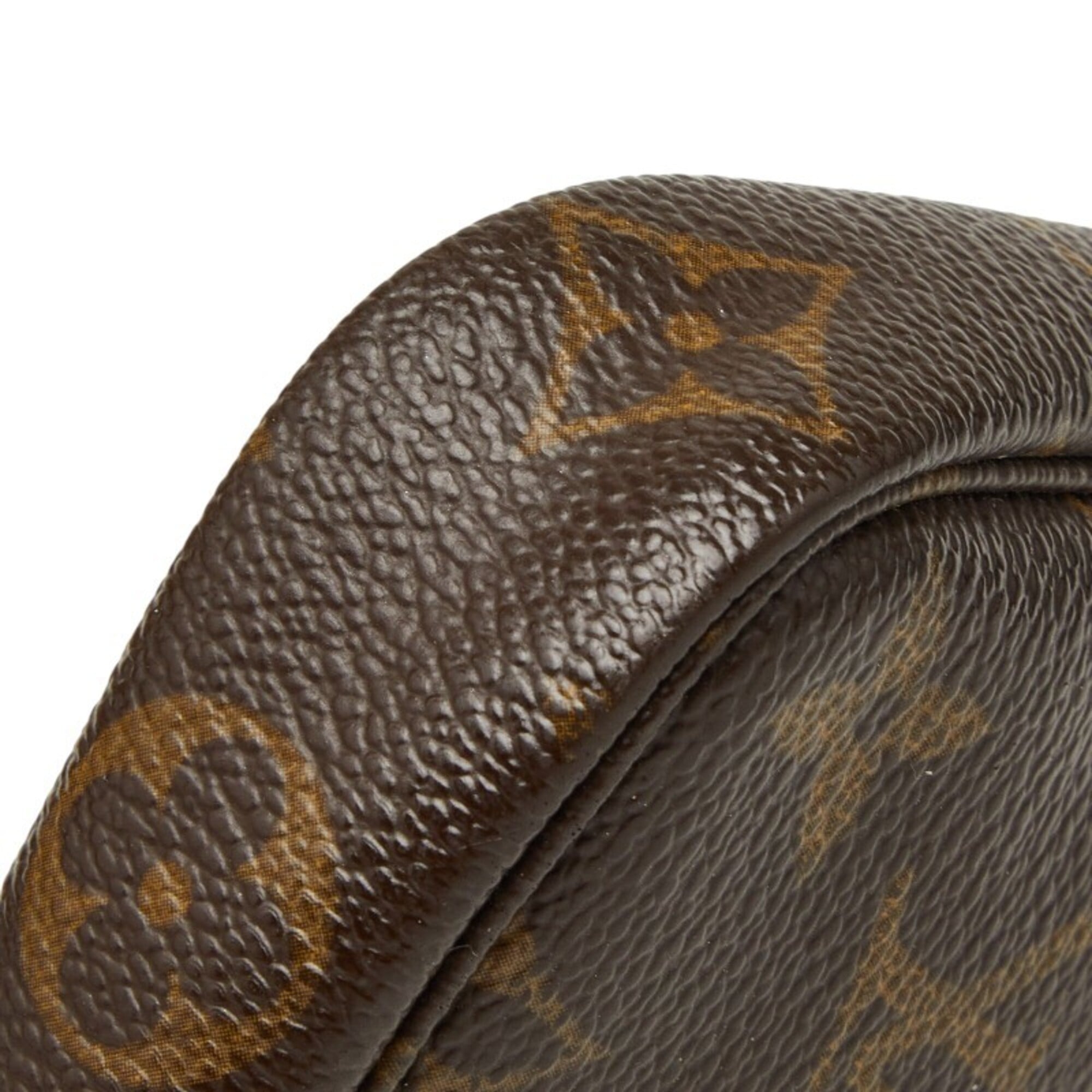 Louis Vuitton Monogram Brown Pvc Leather Handbag Pochette (Pre-Owned)