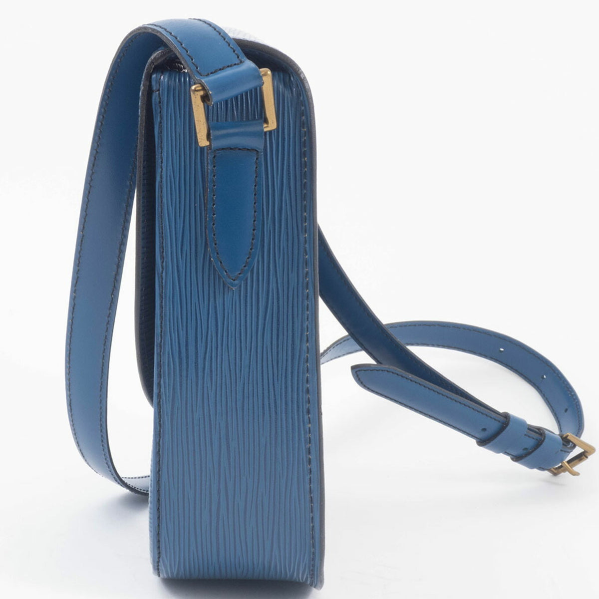 Louis Vuitton Epi Blue Epi Leather Shoulder Bag (Pre-Owned)