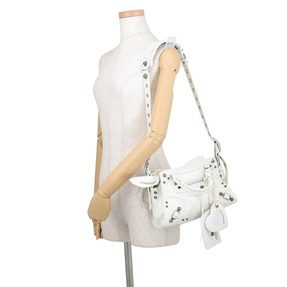 Balenciaga White Leather Handbag (Pre-Owned)