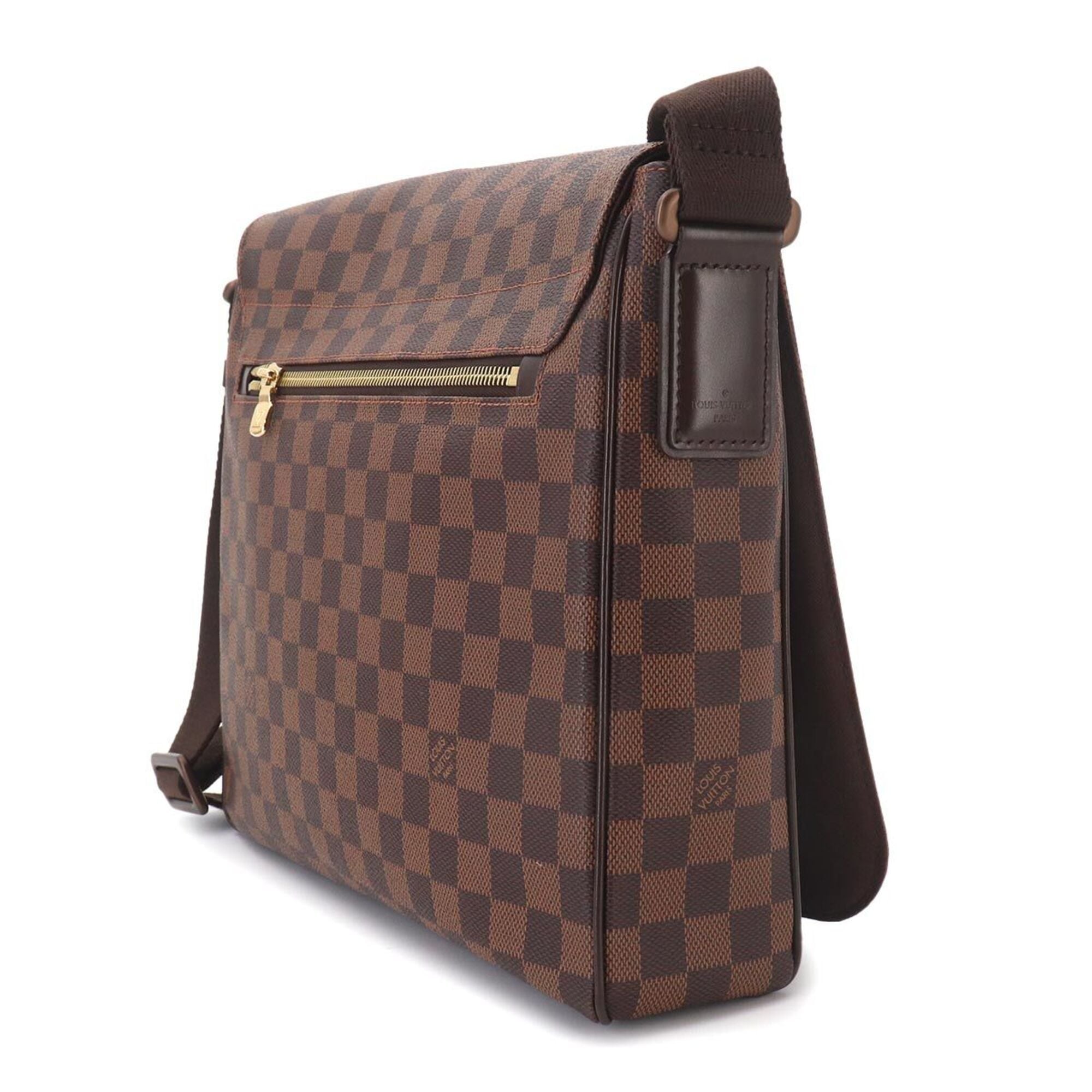 Louis Vuitton Damier Canvas Ebene Damier Canvas Handbag Shoulder Bag (Pre-Owned)