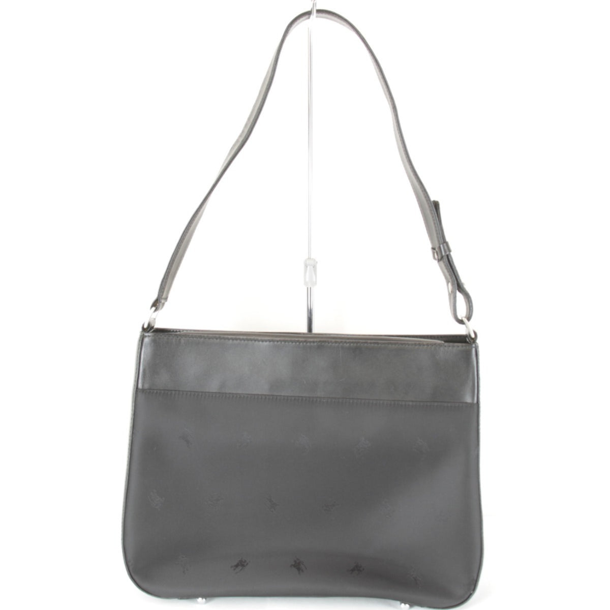 Burberry Black Nylon Leather Shoulder Bag (Pre-Owned)