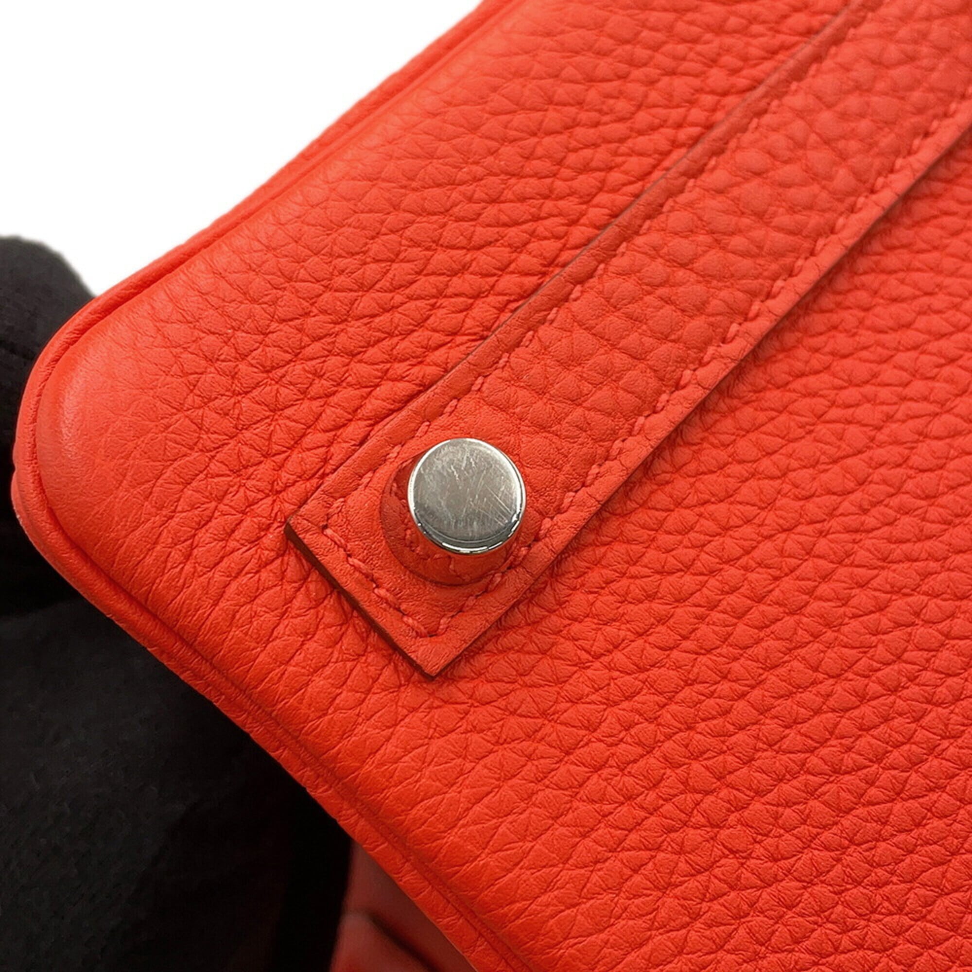 Hermes Capucine Togo Leather Handbag (Pre-Owned)