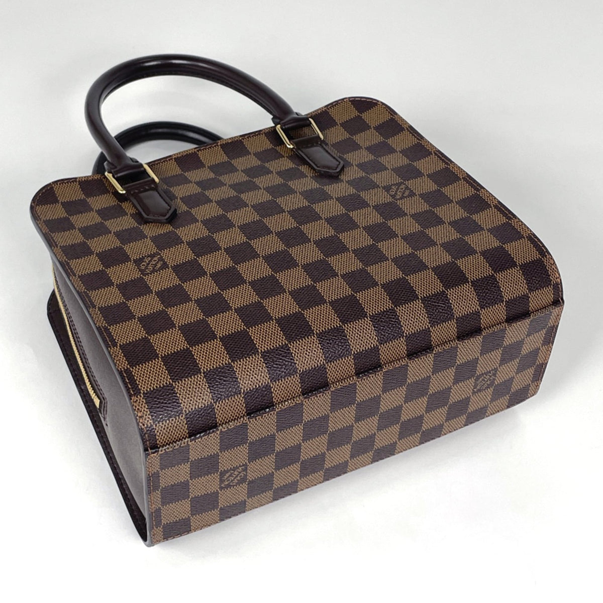 Louis Vuitton Brown Damier Canvas Handbag (Pre-Owned)