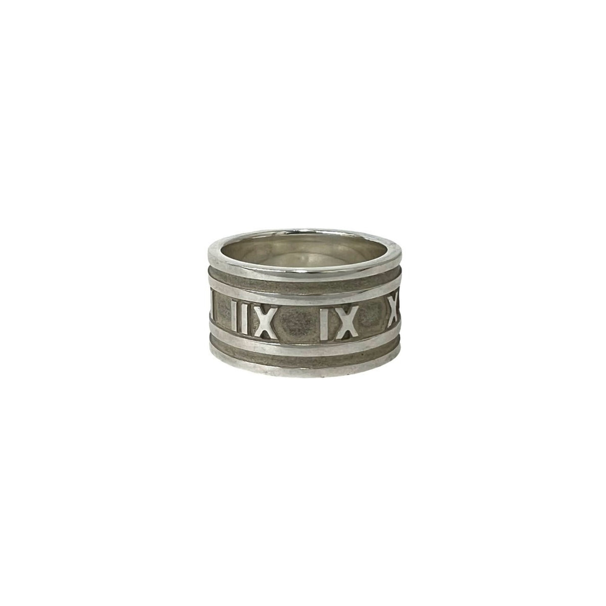 Tiffany Silver Silver 925 Band Ring (Pre-Owned)