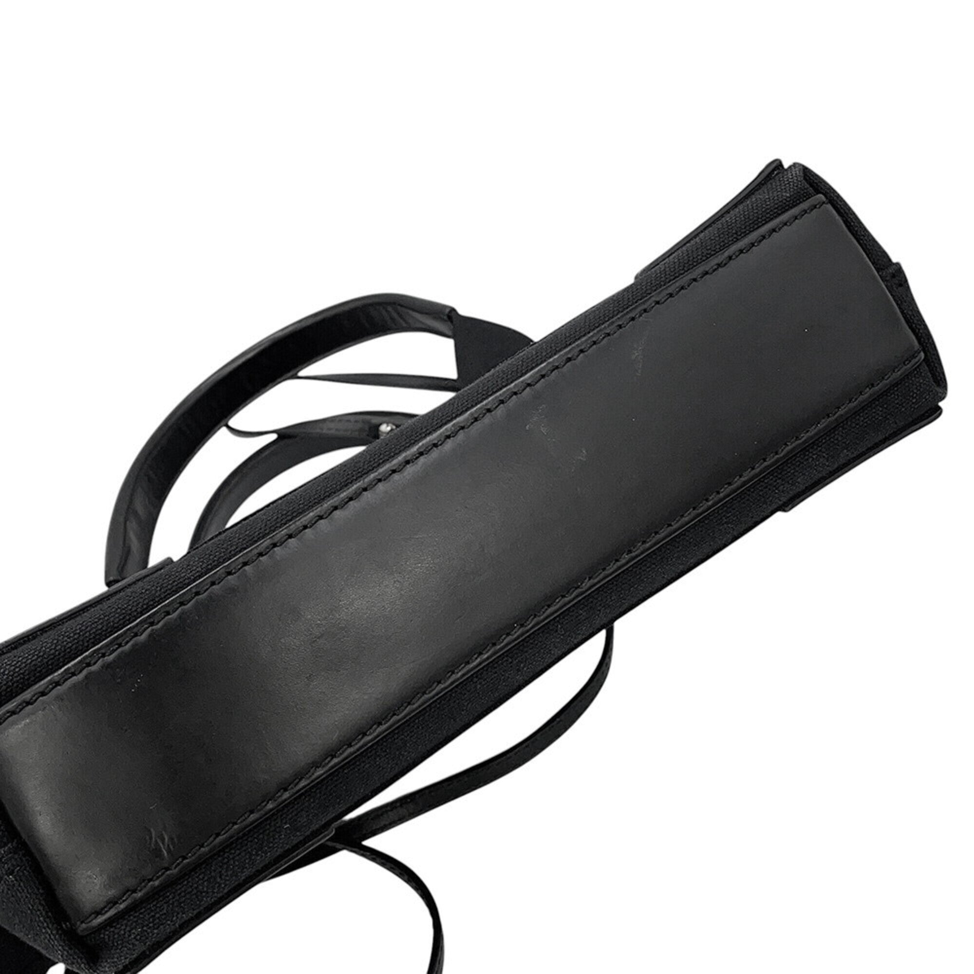 Balenciaga Black Canvas Handbag Pouch (Pre-Owned)