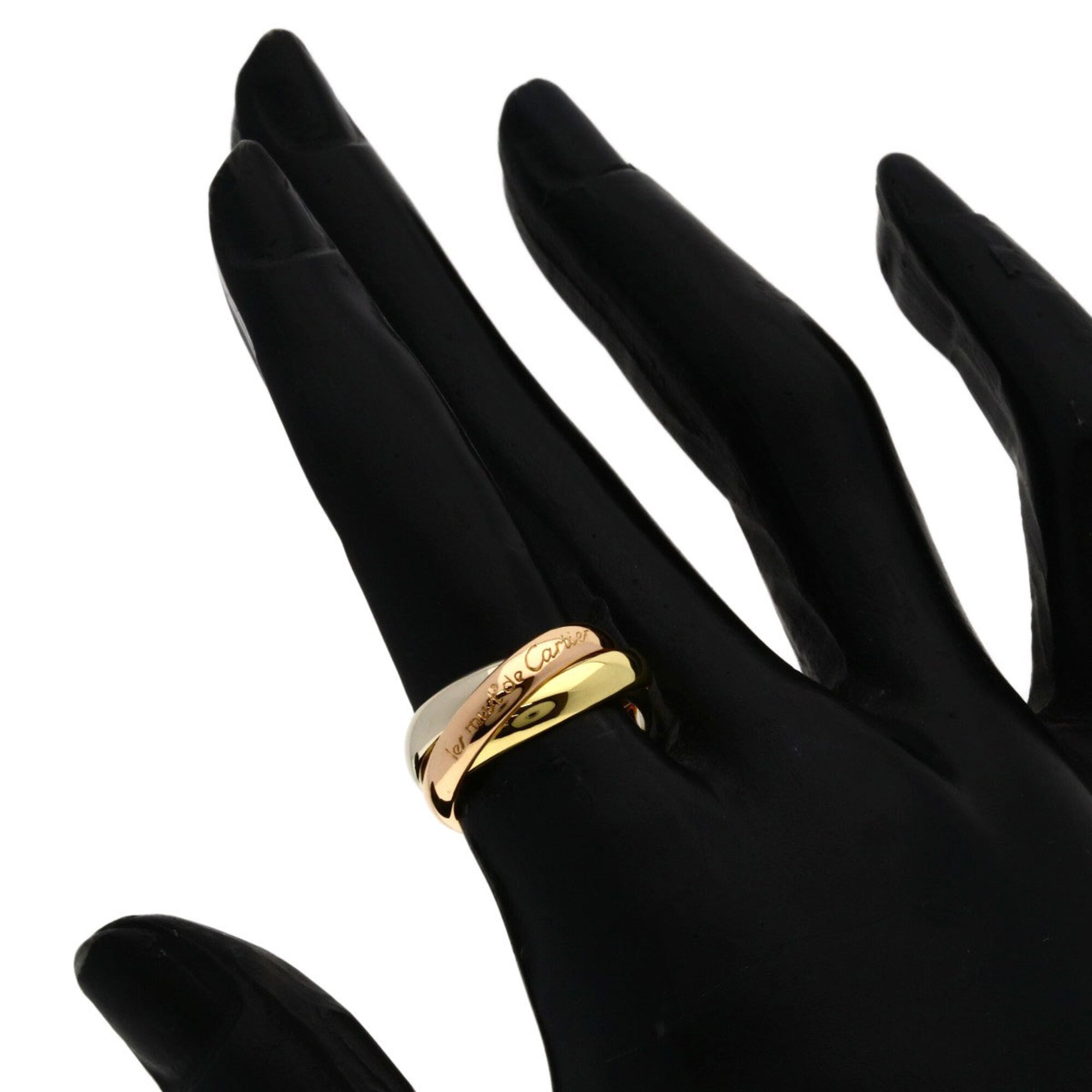 Cartier Trinity Yellow Gold (18K) Pink Gold (18K) White Gold (18K) Band Ring (Pre-Owned)