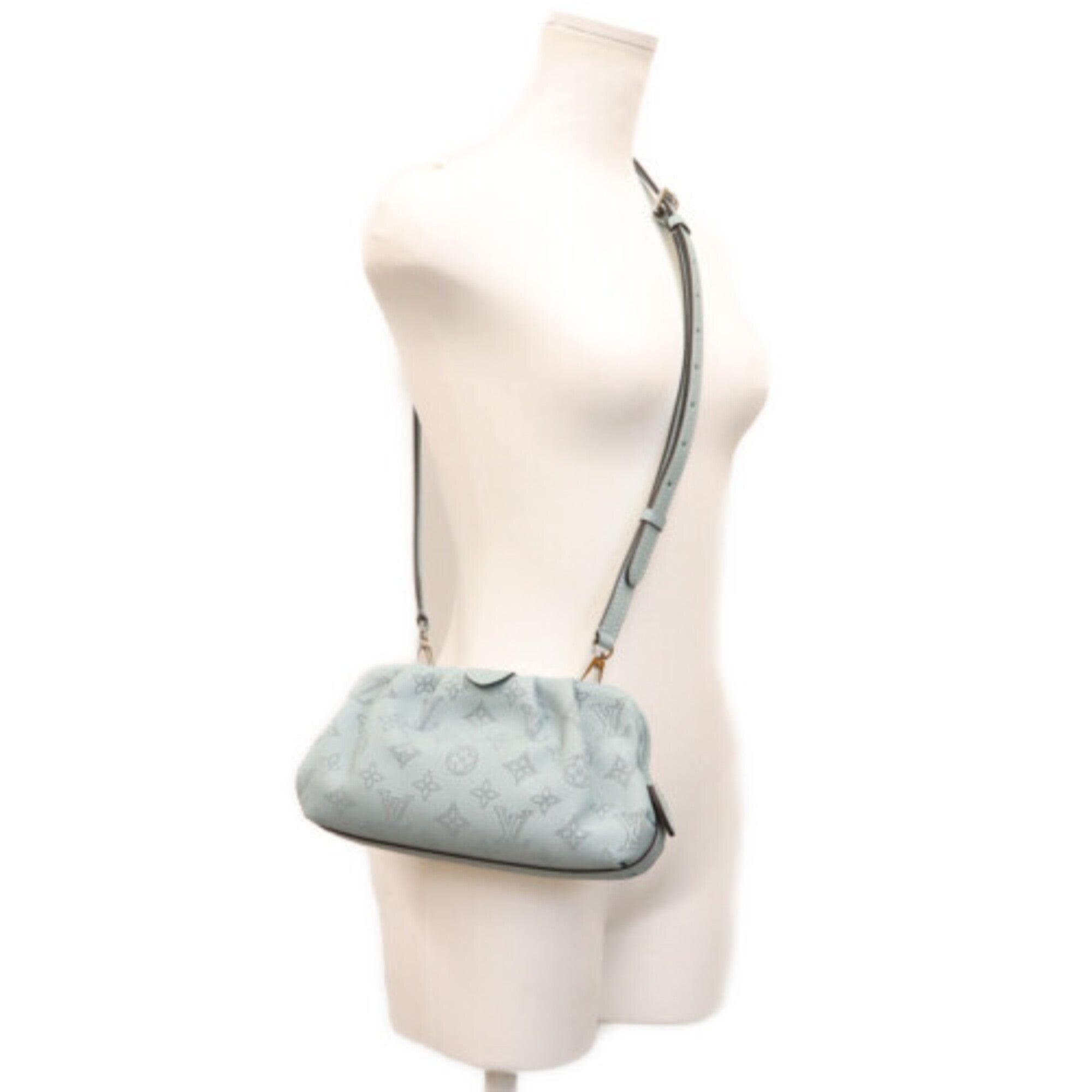 Louis Vuitton Green Mahina Leather Shoulder Bag (Pre-Owned)