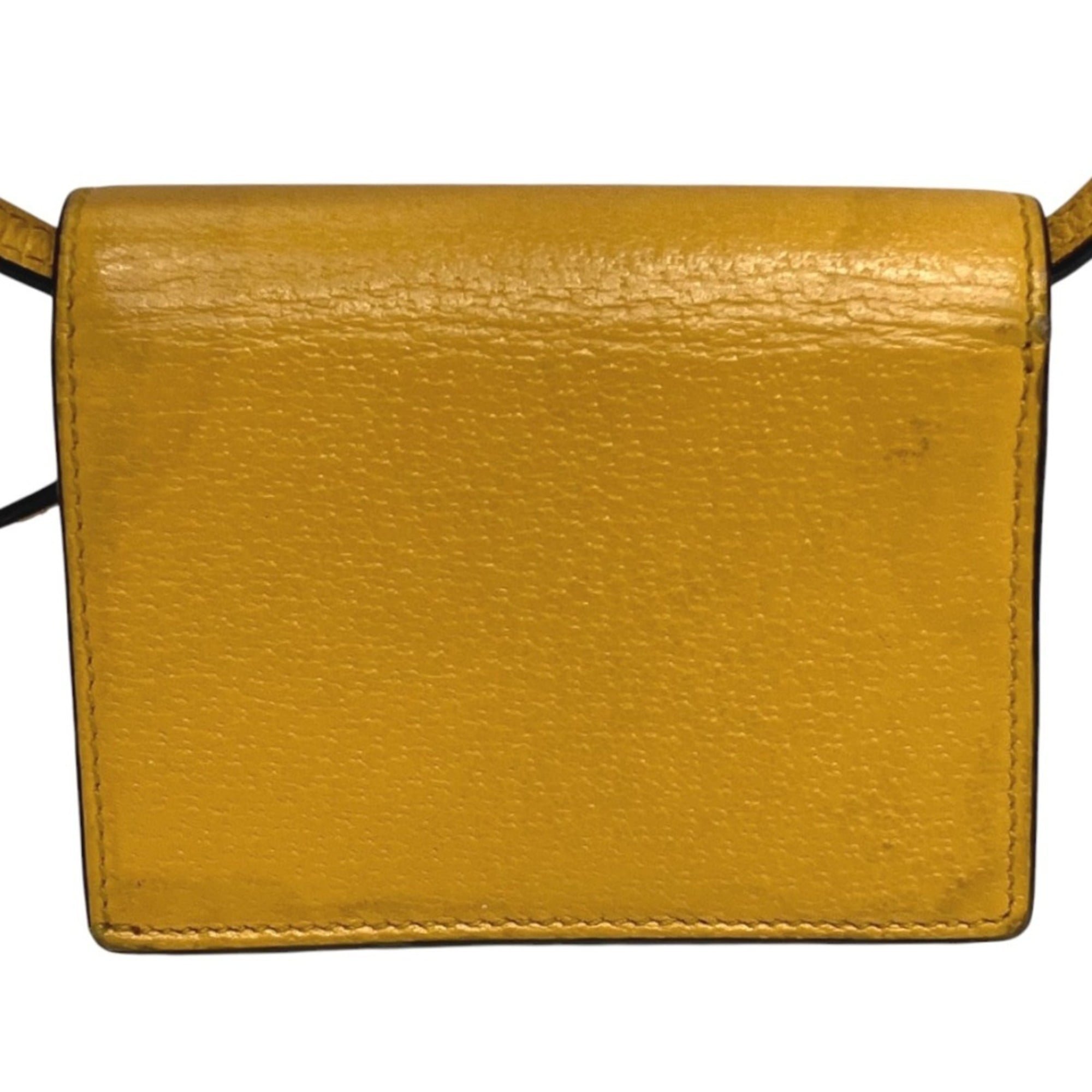 Gucci Yellow Leather Wallet (Bi-Fold) (Pre-Owned)