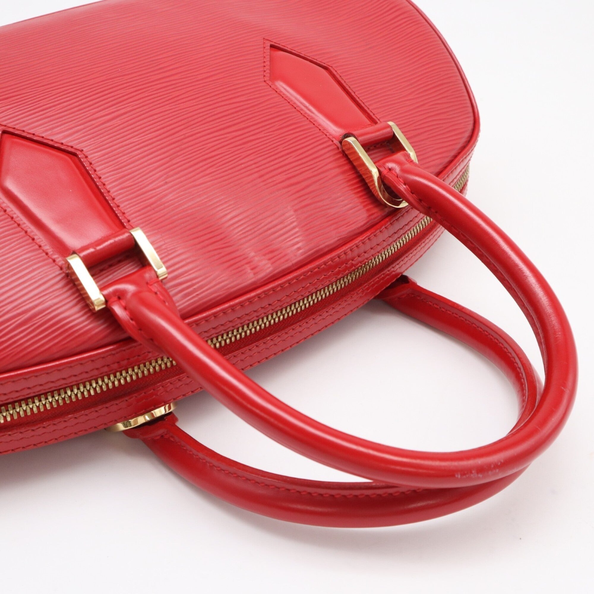 Louis Vuitton Epi Castilian Red Leather Handbag (Pre-Owned)