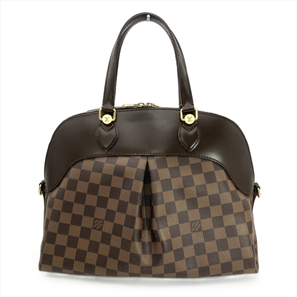 Louis Vuitton Damier Brown Damier Canvas Ebene Handbag (Pre-Owned)
