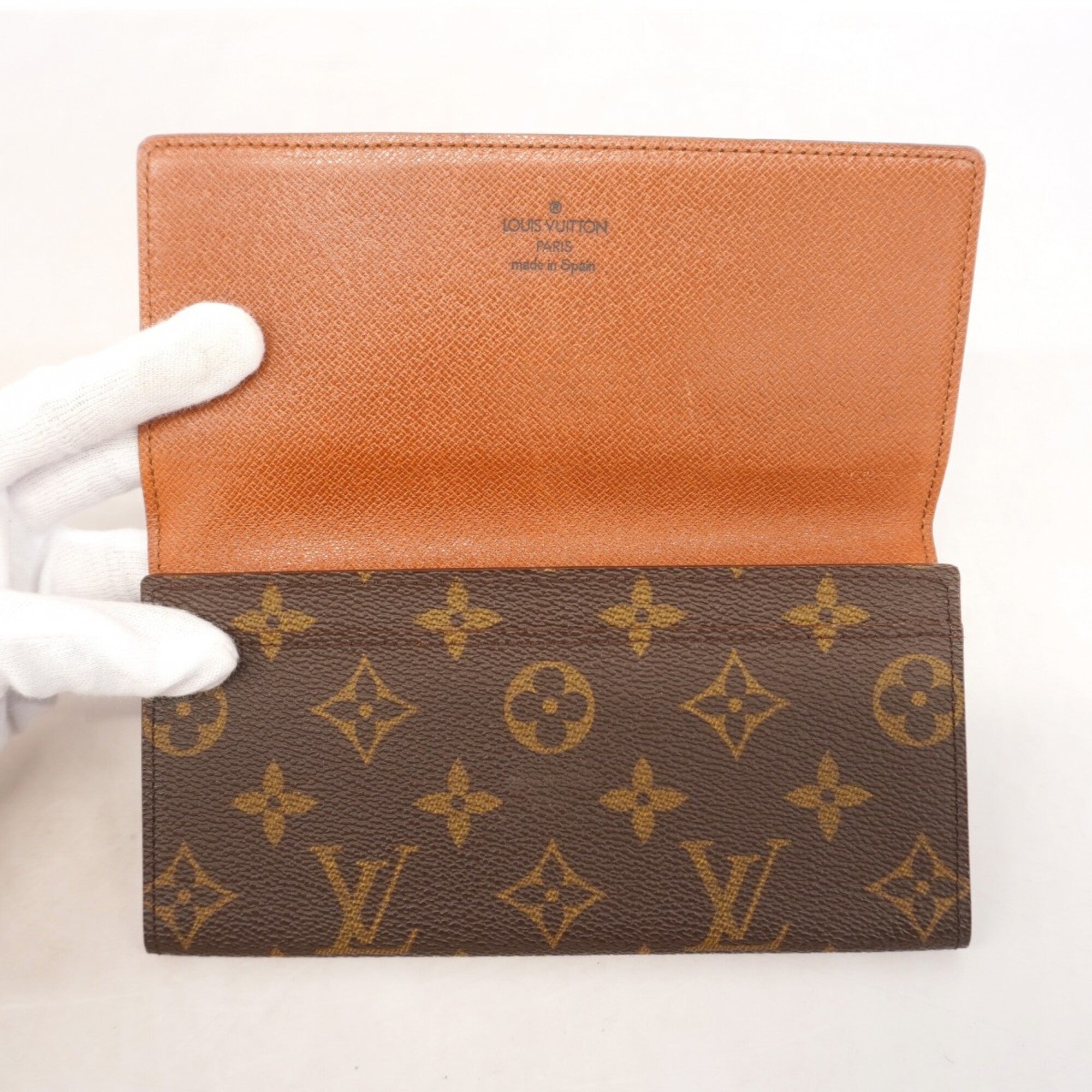 Louis Vuitton Brown Long Bill Wallet (Bi-Fold) (Pre-Owned)