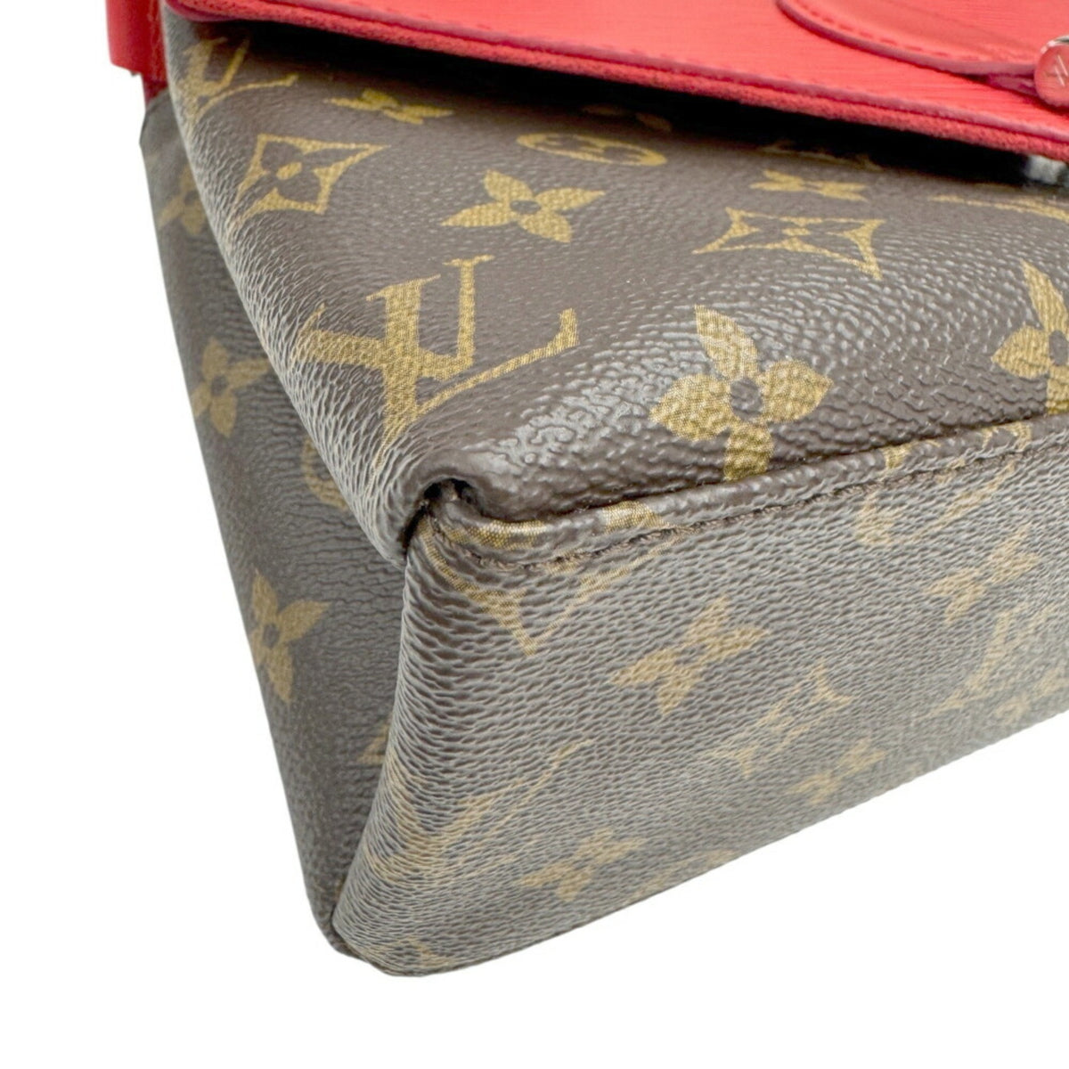 Louis Vuitton Red Brown Monogram Epi Leather Shoulder Bag (Pre-Owned)