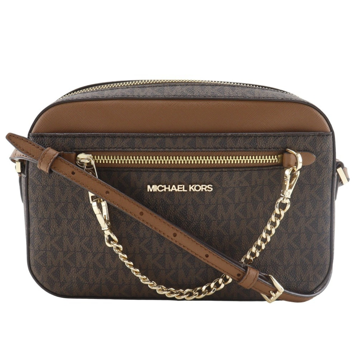 Michael Kors Brown Pvc Shoulder Bag (Pre-Owned)