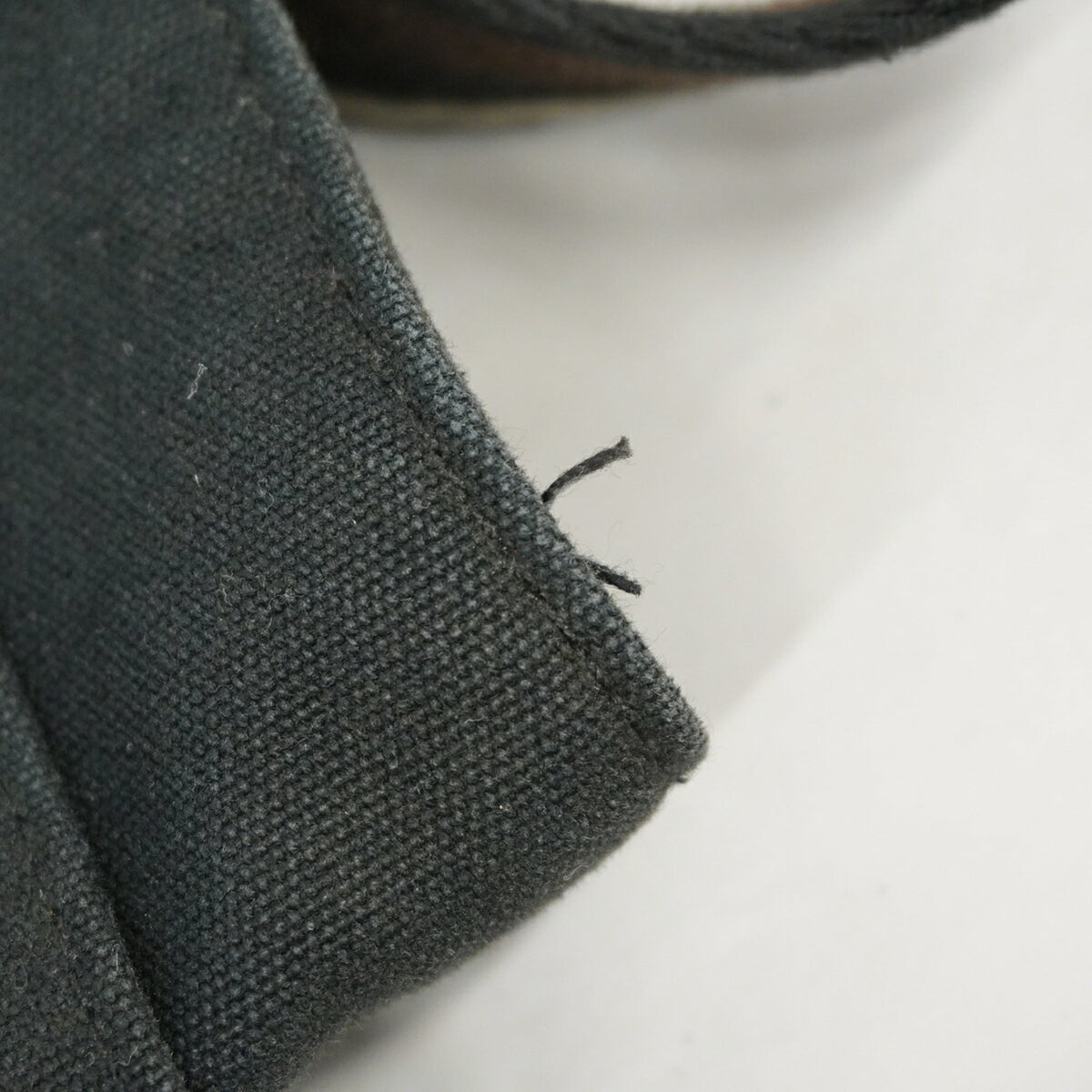 Hermes Black Canvas Tote Bag (Pre-Owned)