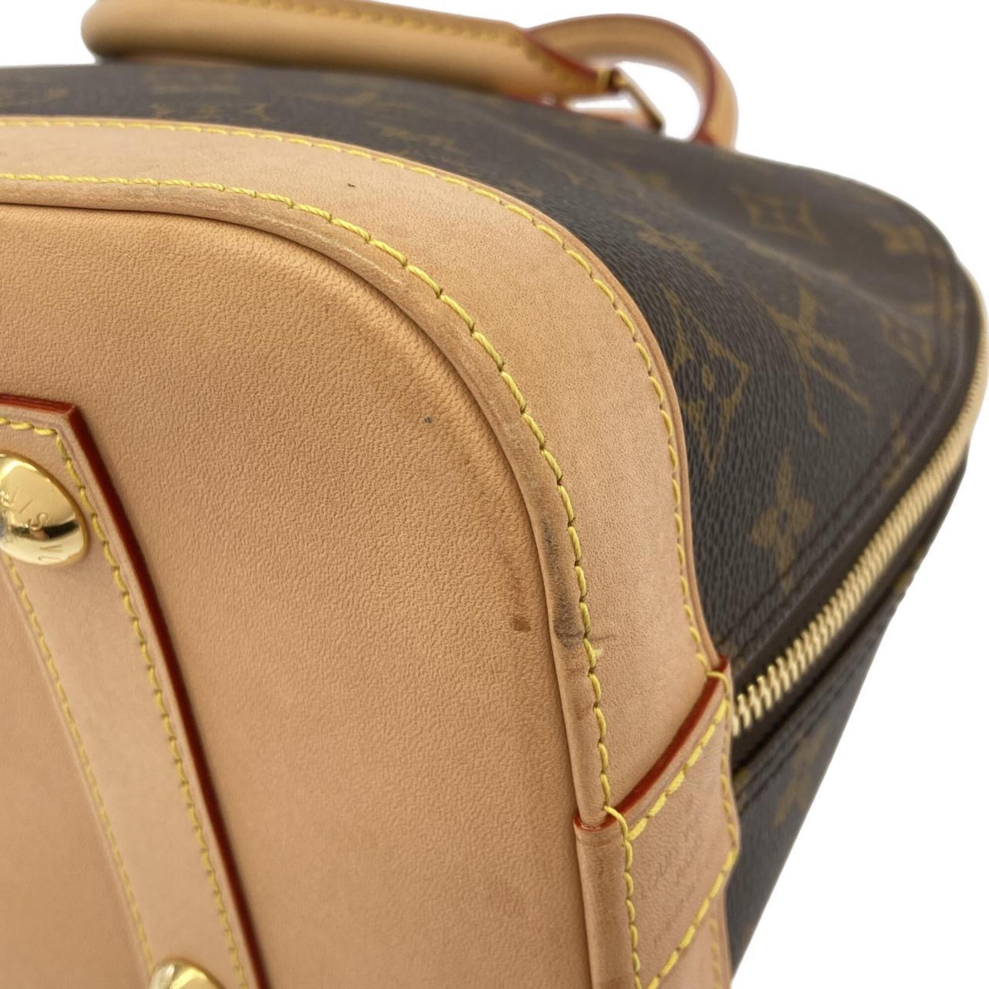 Louis Vuitton Marron Coated Canvas Handbag (Pre-Owned)