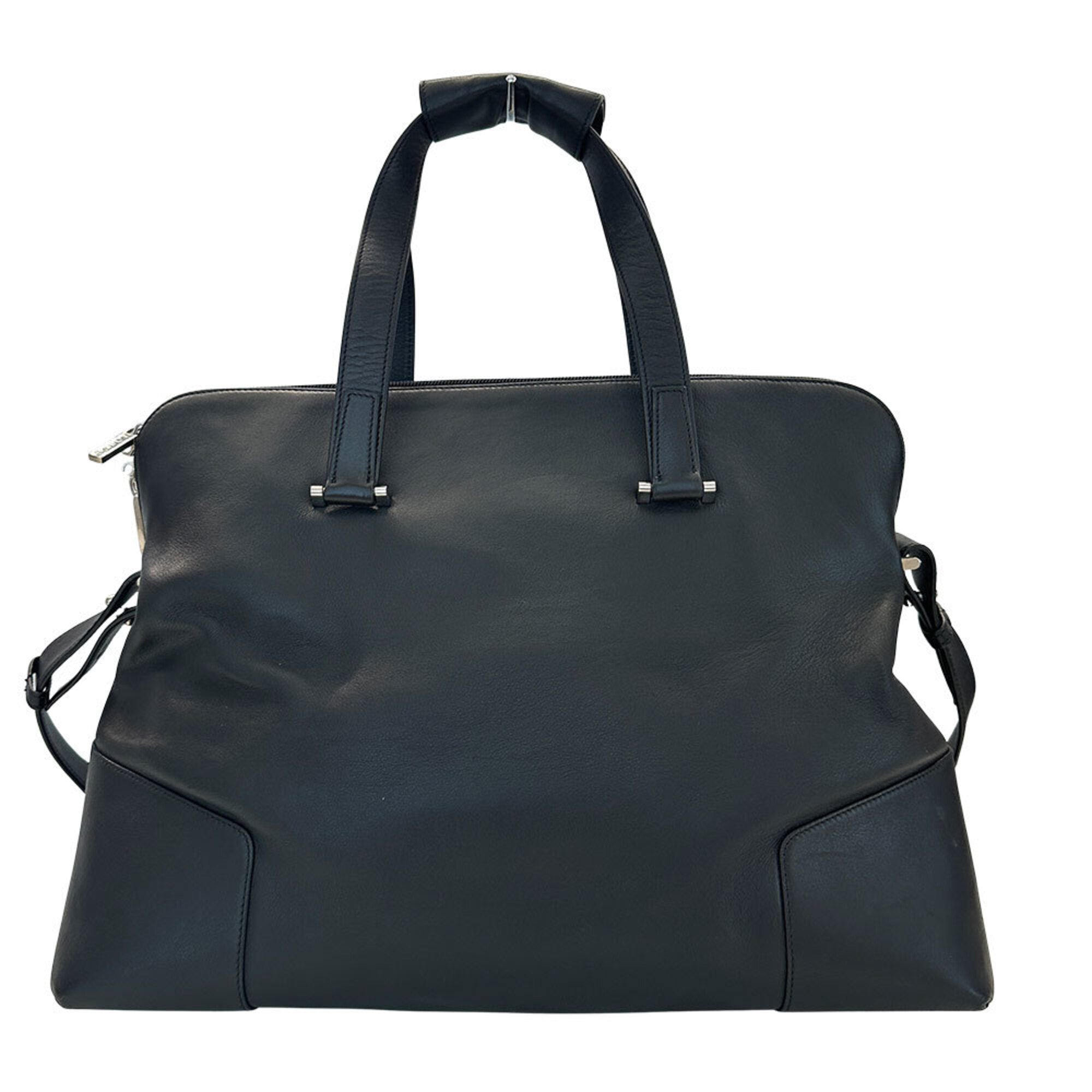 Loewe Black Leather Handbag Shoulder Bag (Pre-Owned)