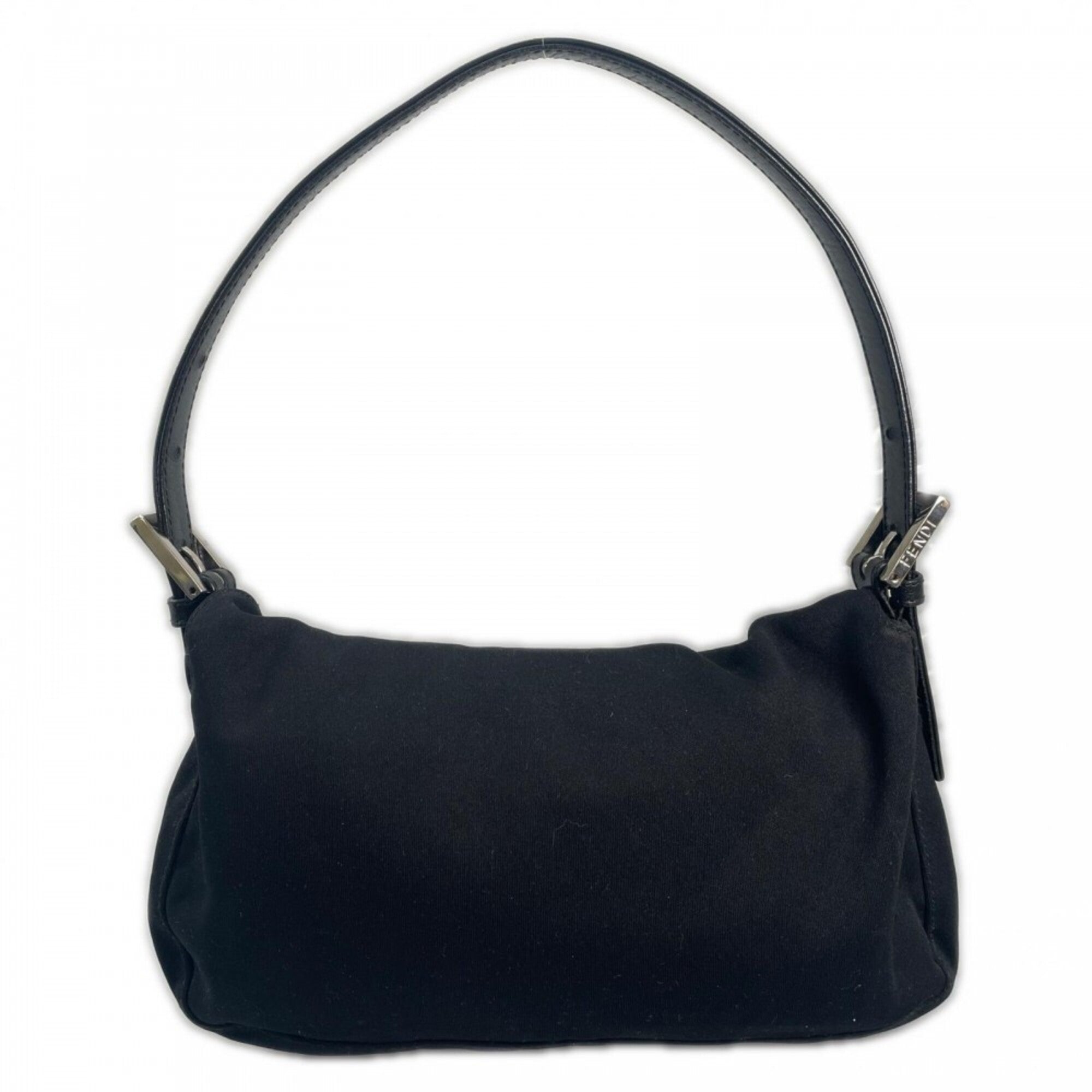 Fendi Black Satin Handbag (Pre-Owned)