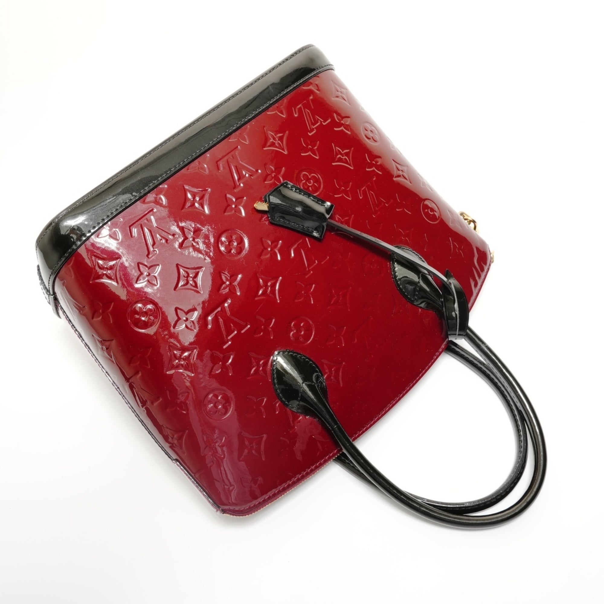 Louis Vuitton Monogram Vernis Red Color Monogram Vernis Handbag (Pre-Owned)