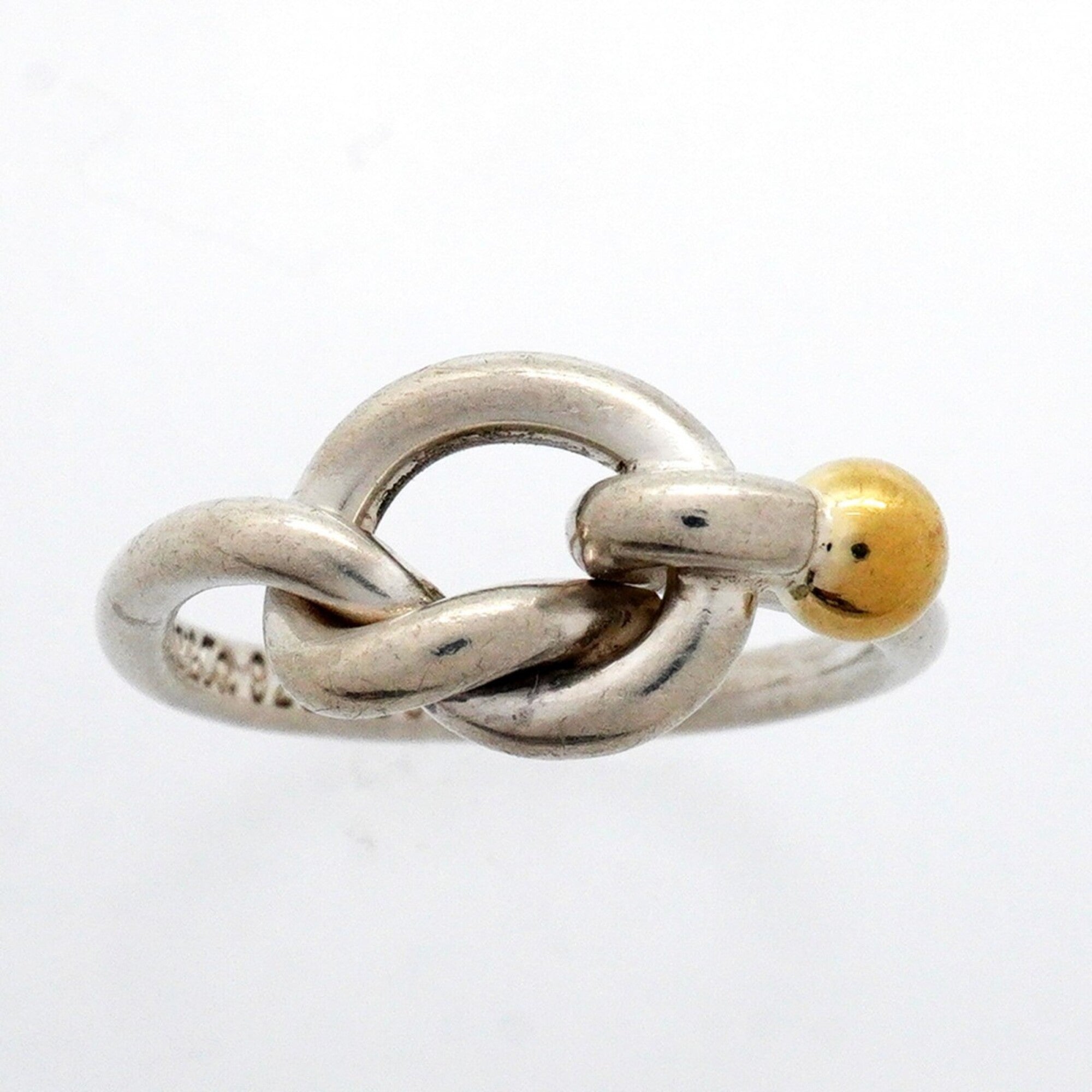 Tiffany Yellow Gold (18K) Silver 925 Band Ring (Pre-Owned)