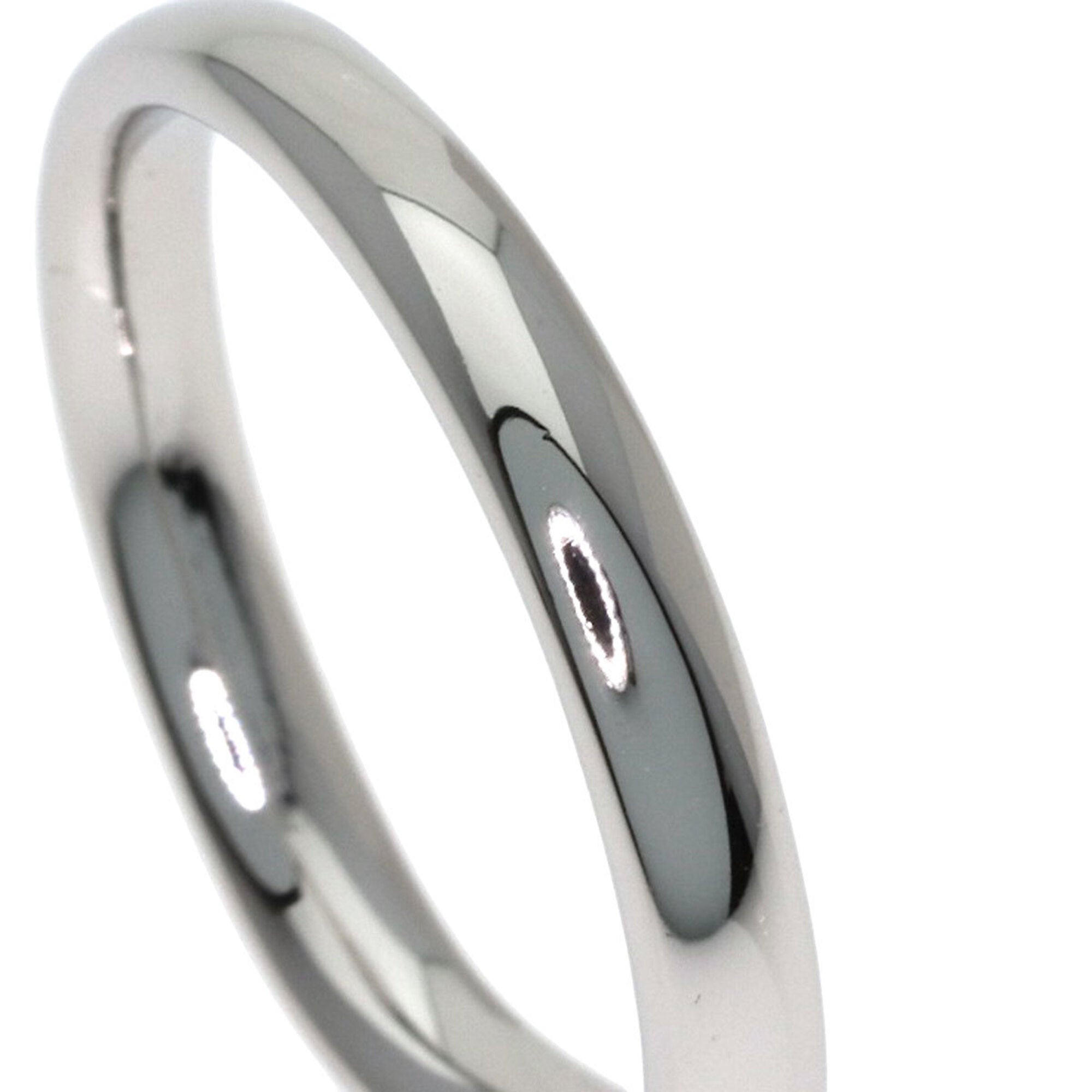 Tiffany Platinum Platinum 950 Band Ring (Pre-Owned)