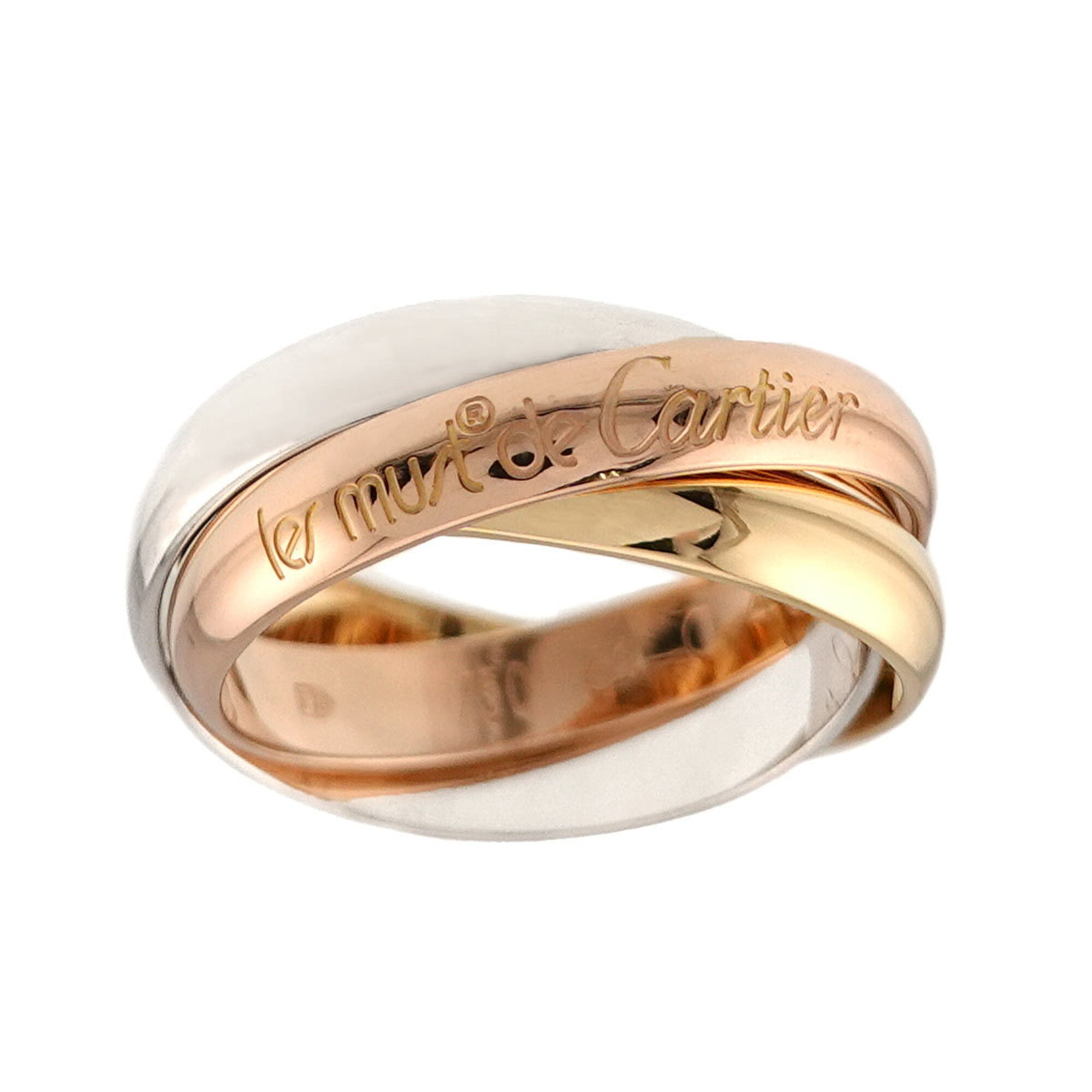 Cartier Yellow Gold (18K) Pink Gold (18K) White Gold (18K) Band Ring (Pre-Owned)
