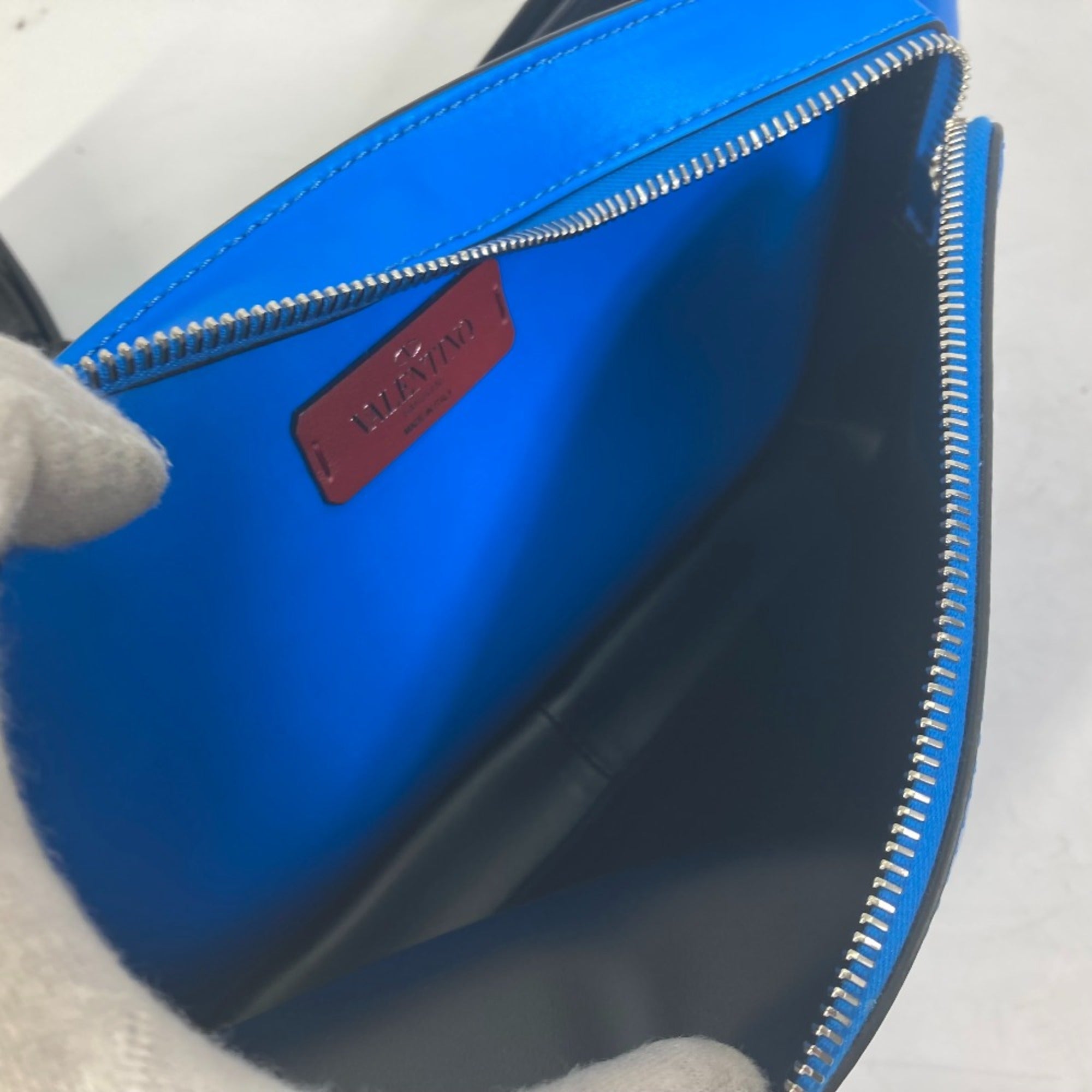 Valentino Blue Leather Other (Pre-Owned)