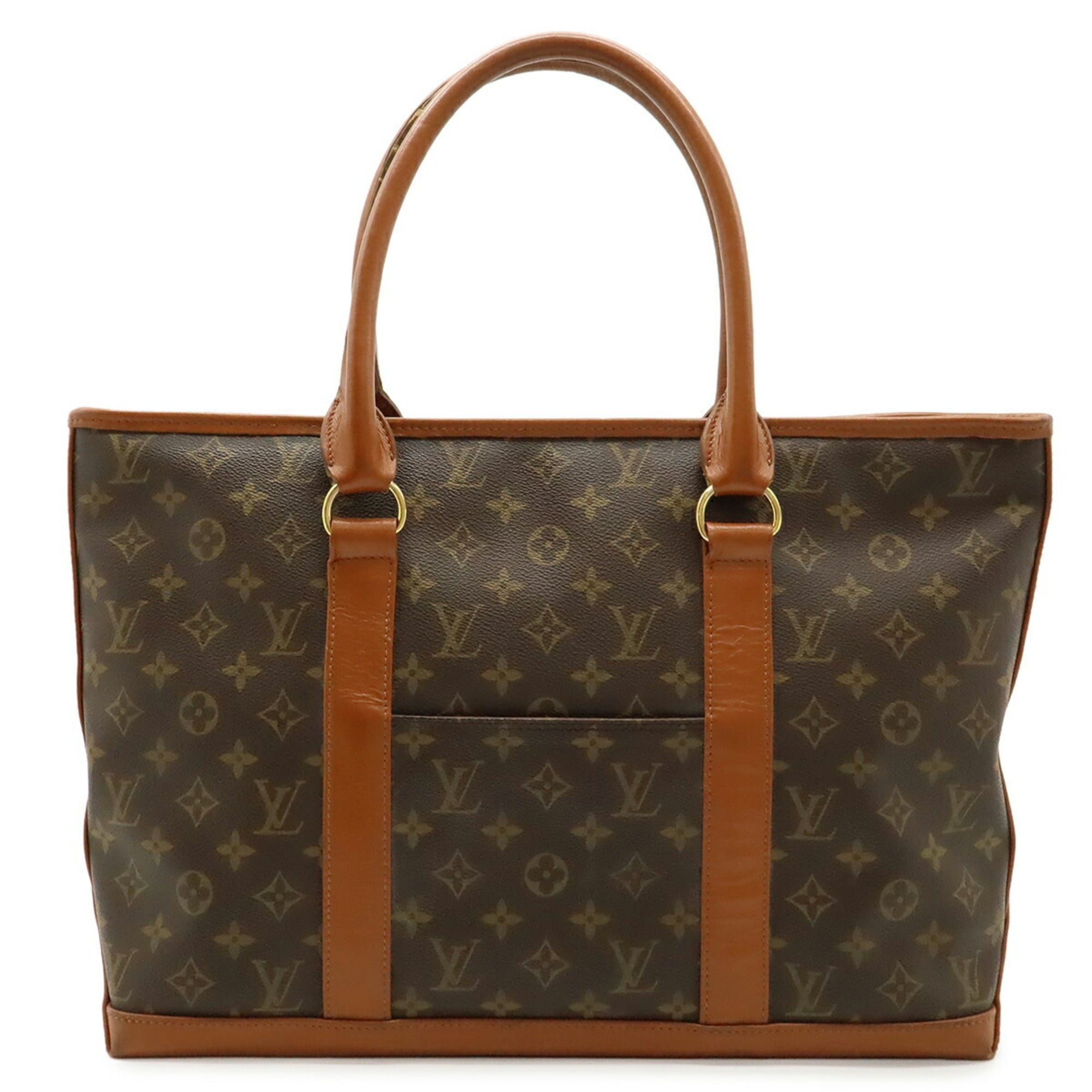 Louis Vuitton Brown Monogram Monogram Canvas Pvc Shoulder Bag Tote Bag (Pre-Owned)