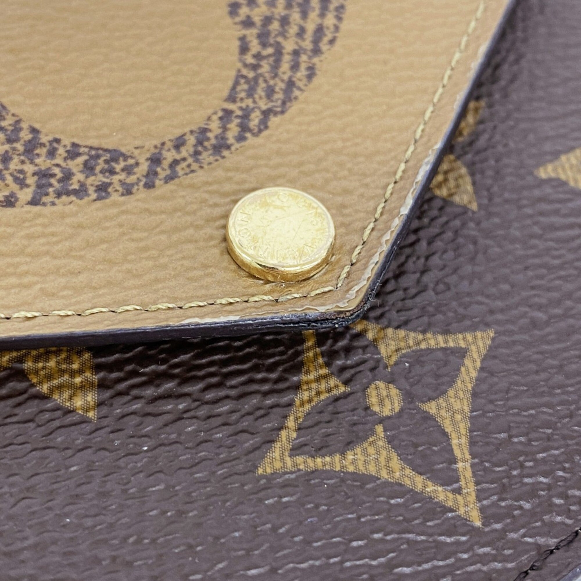 Louis Vuitton Brown Coin Purse/Coin Case (Pre-Owned)