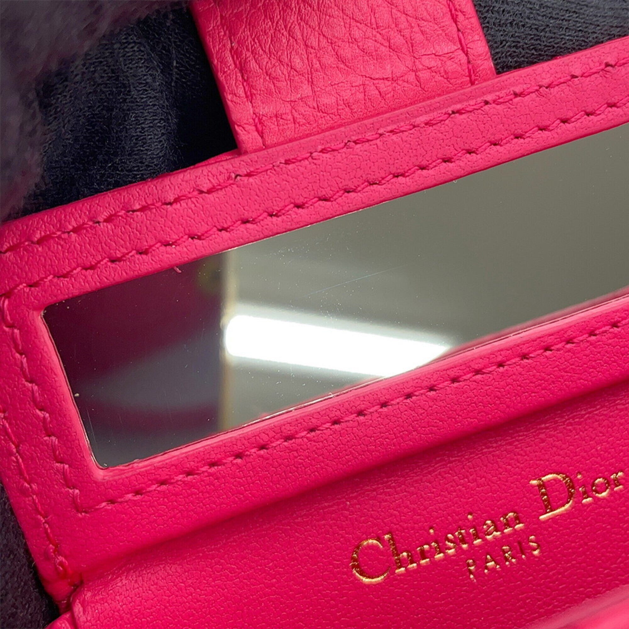 Christian Dior Pink Leather Pouch (Pre-Owned)
