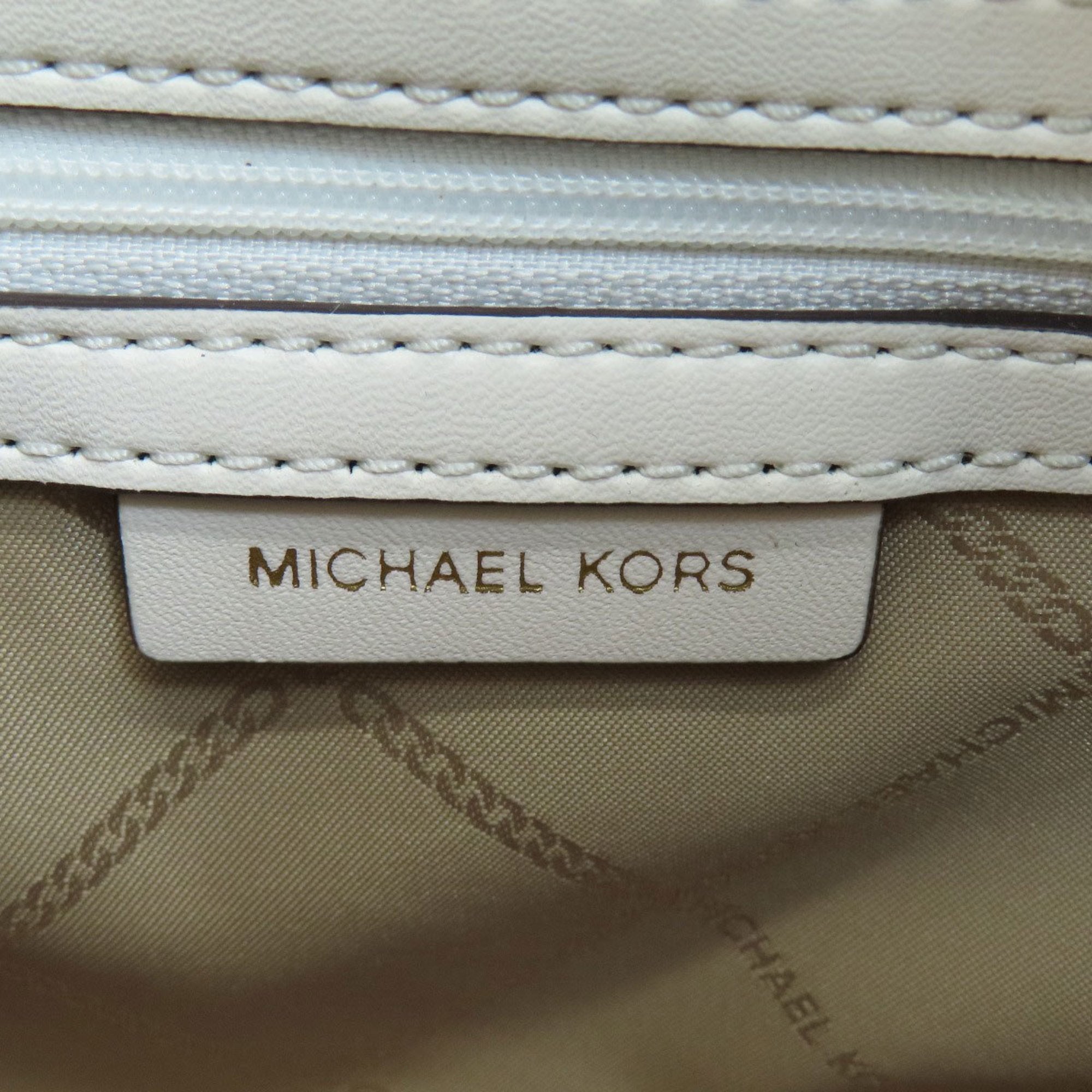 Michael Kors Blue White Denim Shoulder Bag (Pre-Owned)