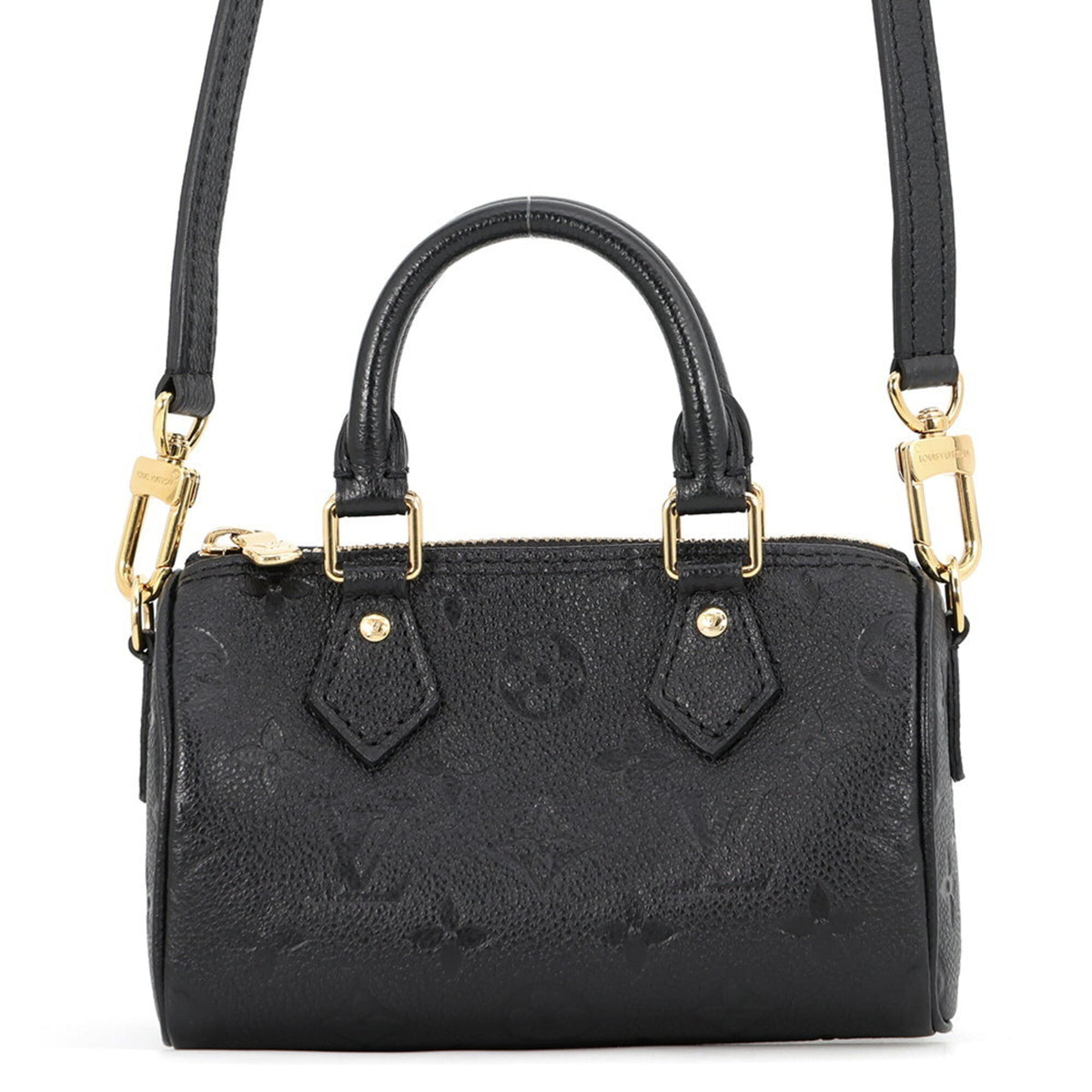 Louis Vuitton Black Monogram Noir Monogram Empreinte Handbag (Pre-Owned)