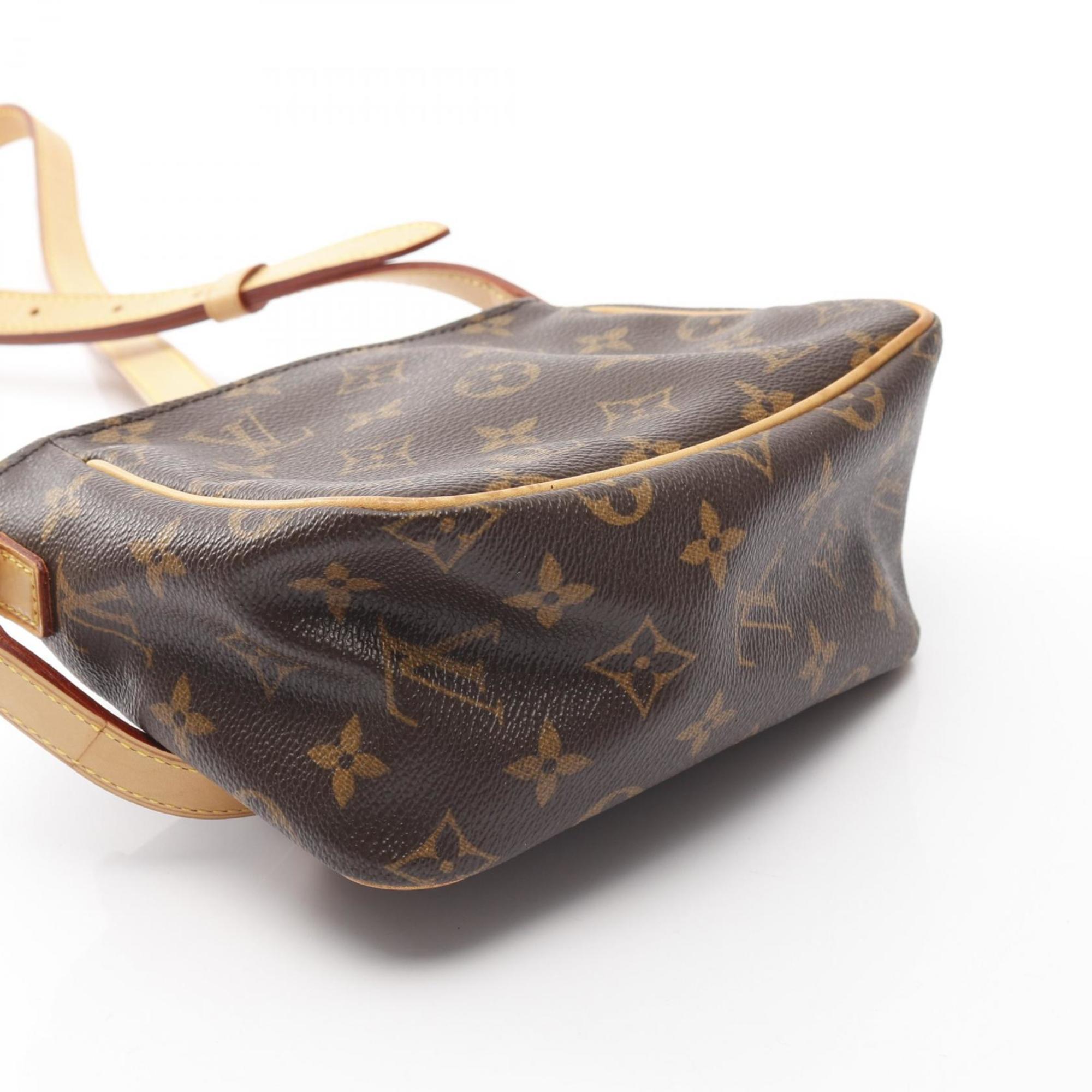 Louis Vuitton Brown Pvc Leather Shoulder Bag (Pre-Owned)